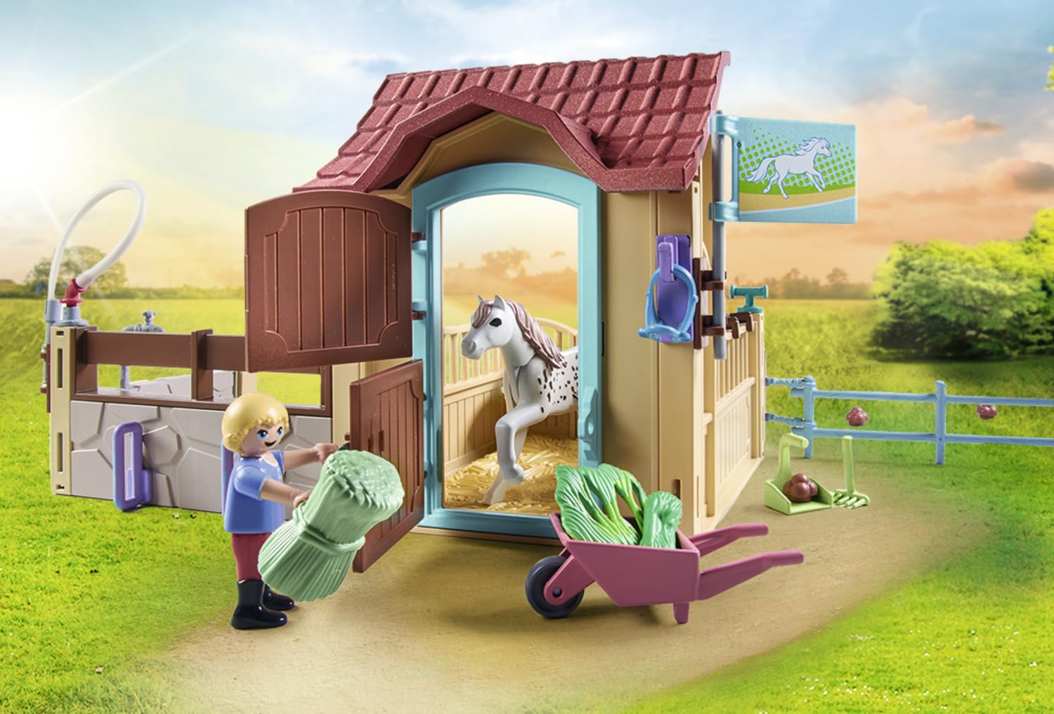 Playmobil 71494 Horses of Waterfall Riding Stable Playset - Ages 4+ 4