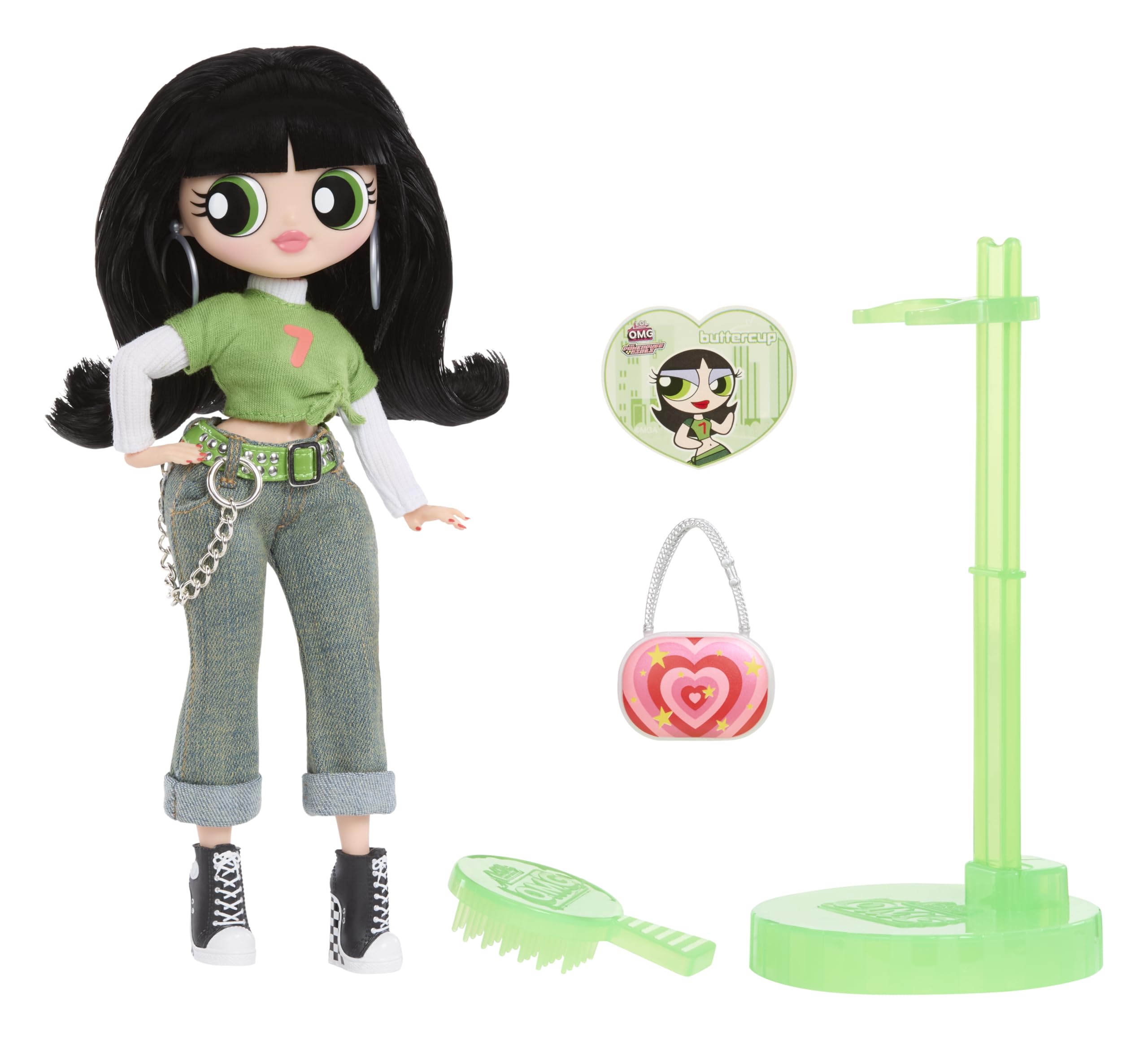 L.O.L. Surprise! OMG Doll - Buttercup The Powerpuff Girls Fashion Doll | 6 Inches | Plastic
