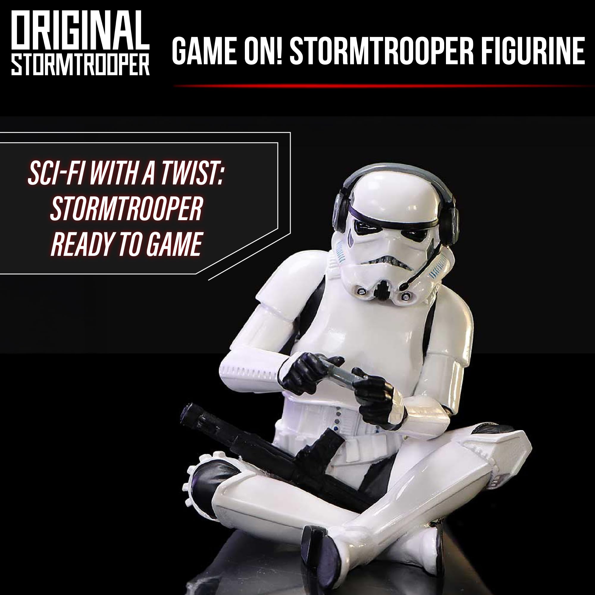 Nemesis Now Star Wars Stormtrooper Game On! Figurine | Resin | Hand-Painted