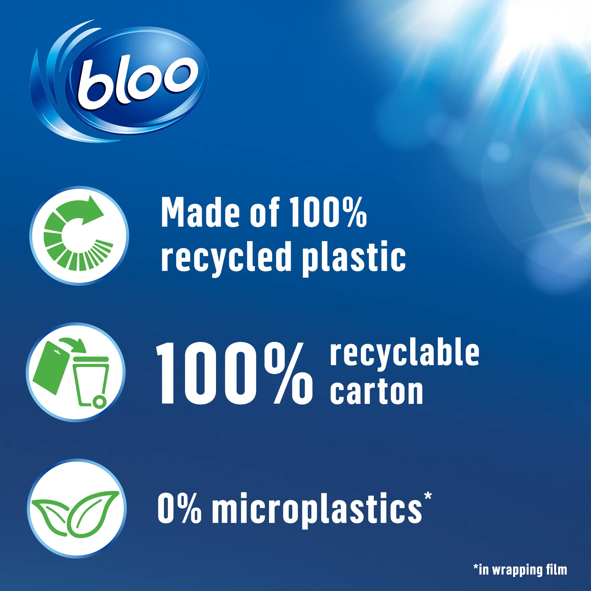Bloo Toilet Cistern Blocks - Limescale Prevention & Freshness | Pack of 14 6