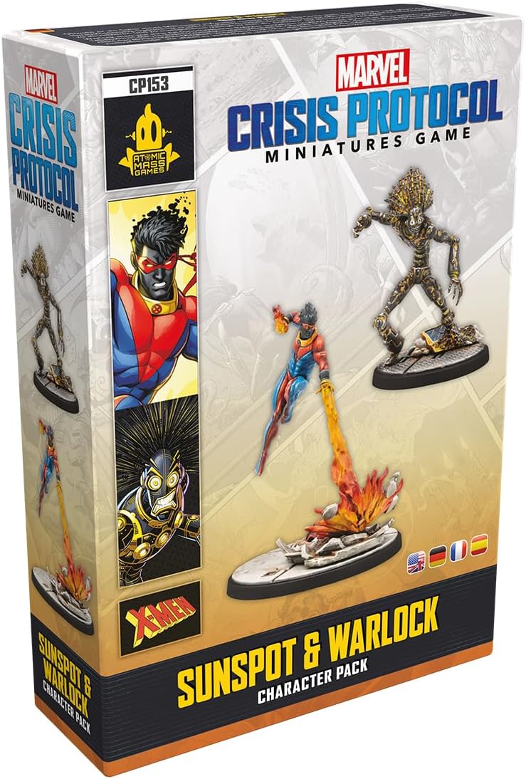 Atomic Mass Games Marvel: Crisis Protocol Sunspot & Warlock Character Pack (CP153) 1