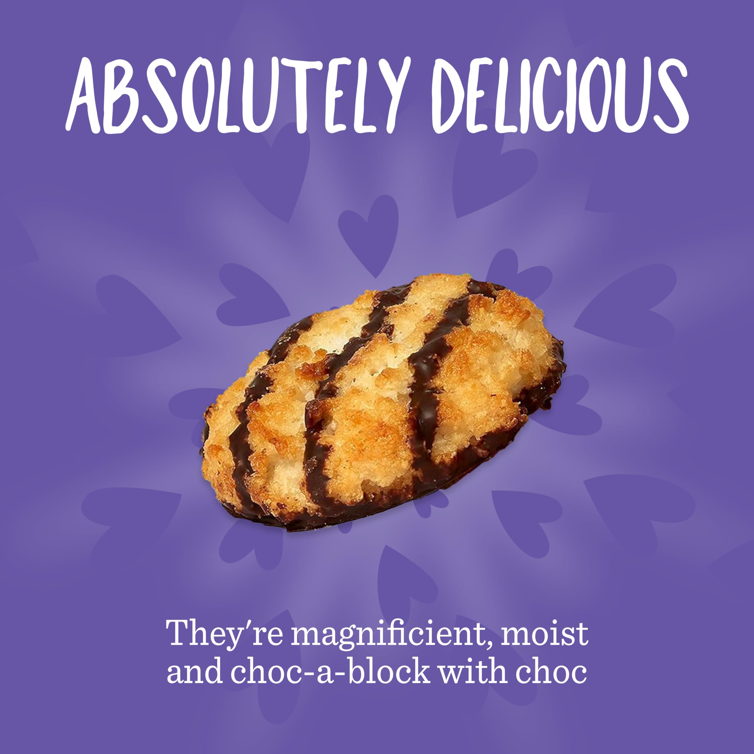 Mrs Crimbles 6 Large Chocolate Macaroons, 195g - Gluten Free, Moist Coconut Cookies with Cocoa 9