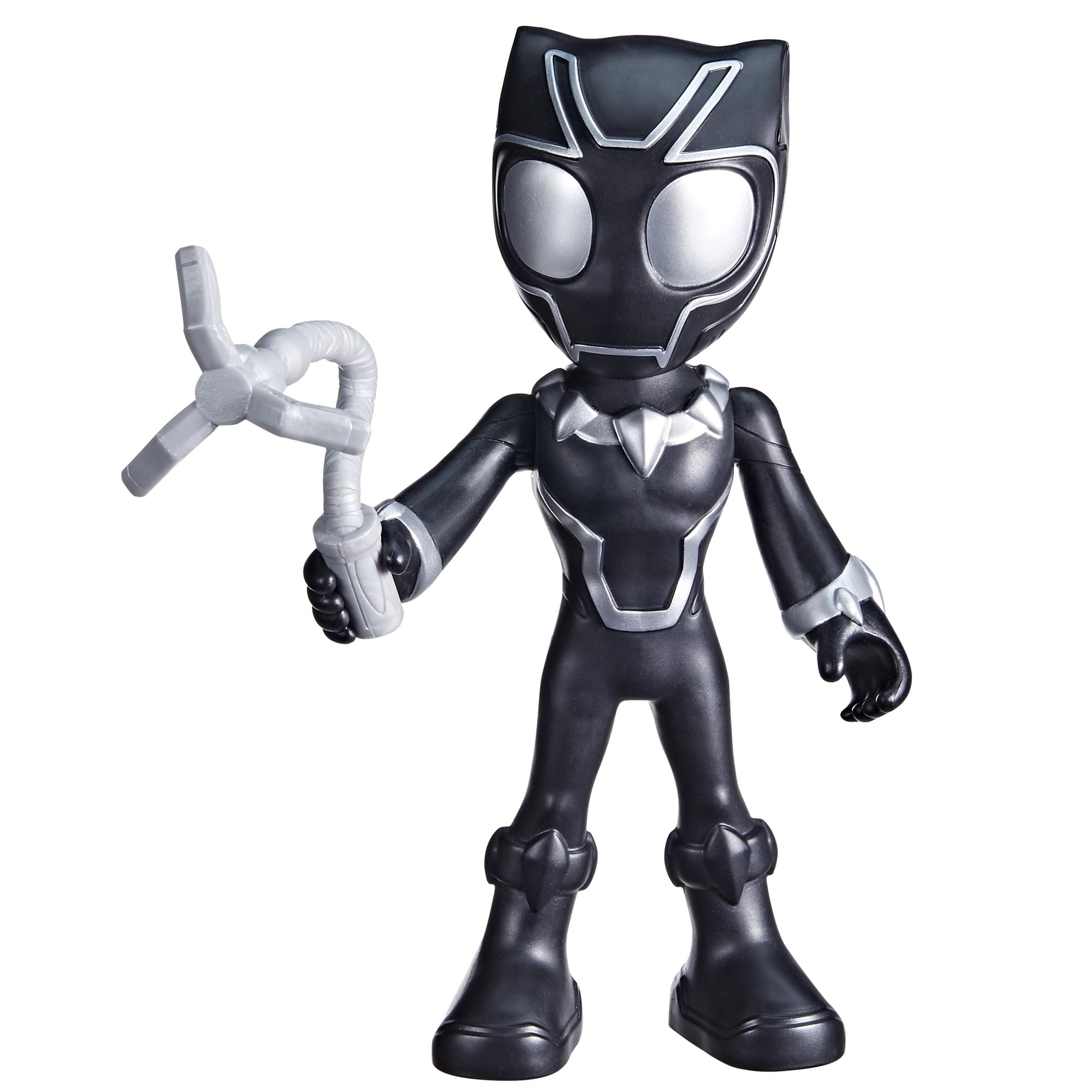 Spidey and His Amazing Friends Supersized Black Panther Action Figure - 22.5 cm Poseable Marvel Toy