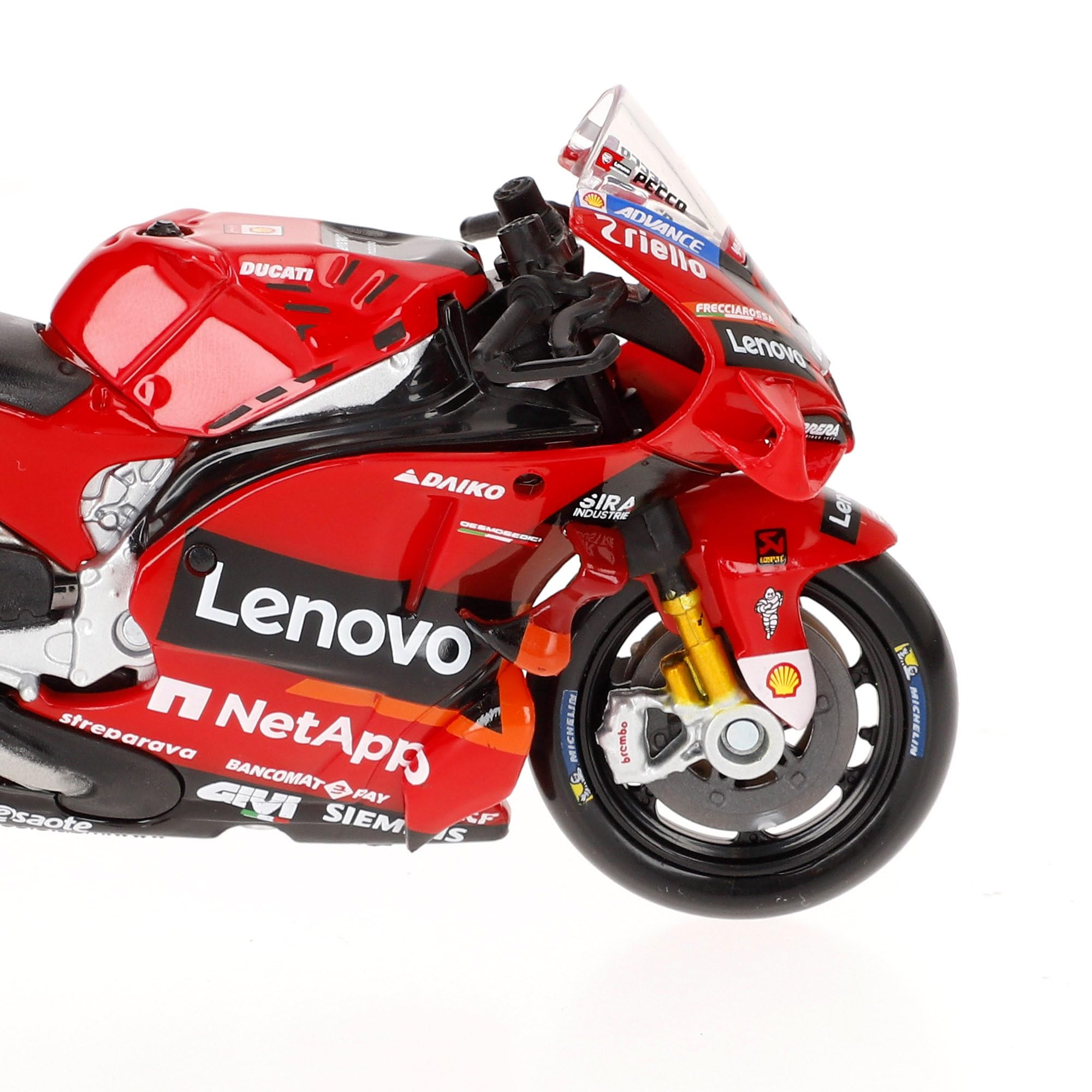 Maisto 1:18 Scale Ducati Lenovo Team Motorcycle Model - Die-Cast Collectible by Bburago Italia 6