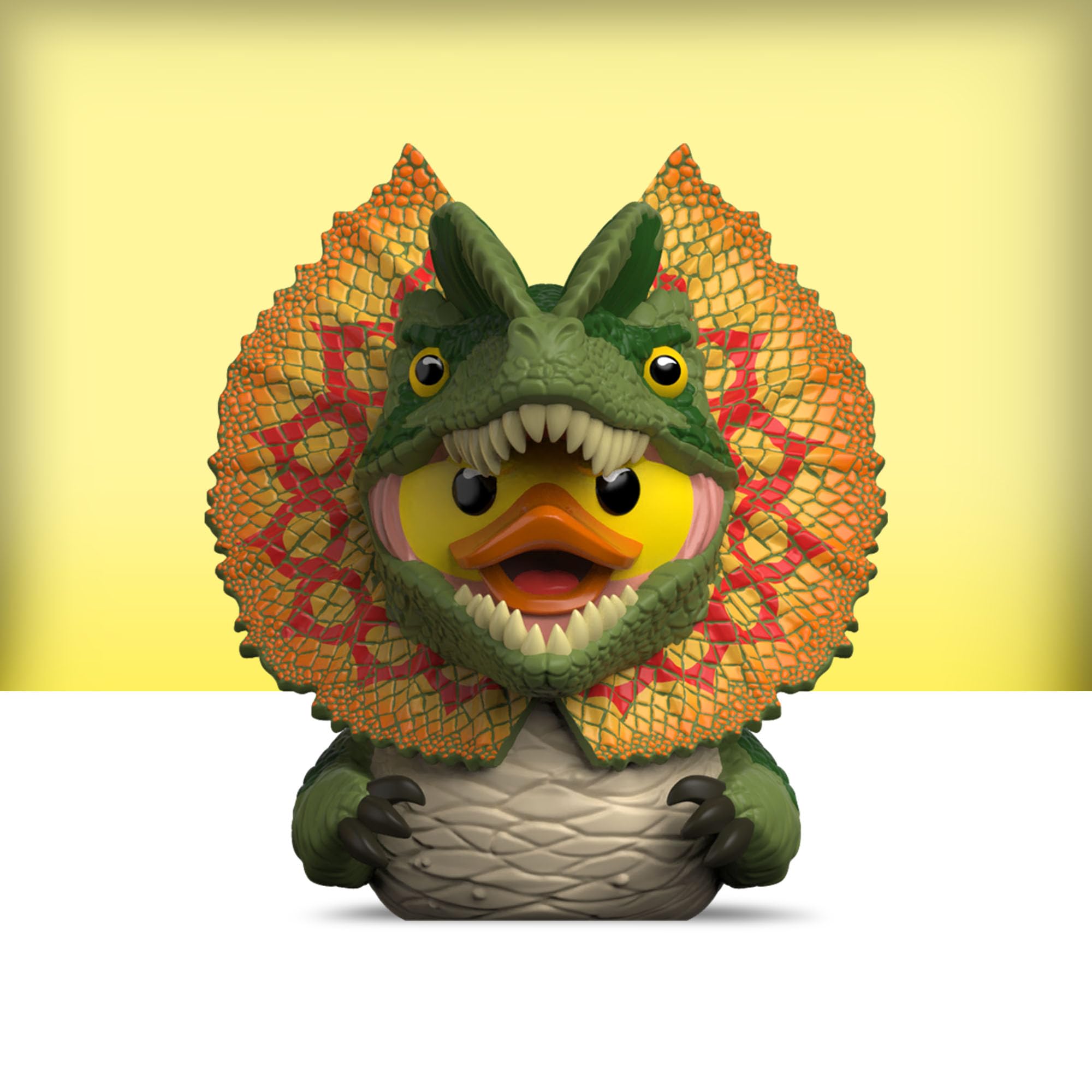 TUBBZ Mini Jurassic World Rebirth - Dilophosaurus Vinyl Duck Figure 6