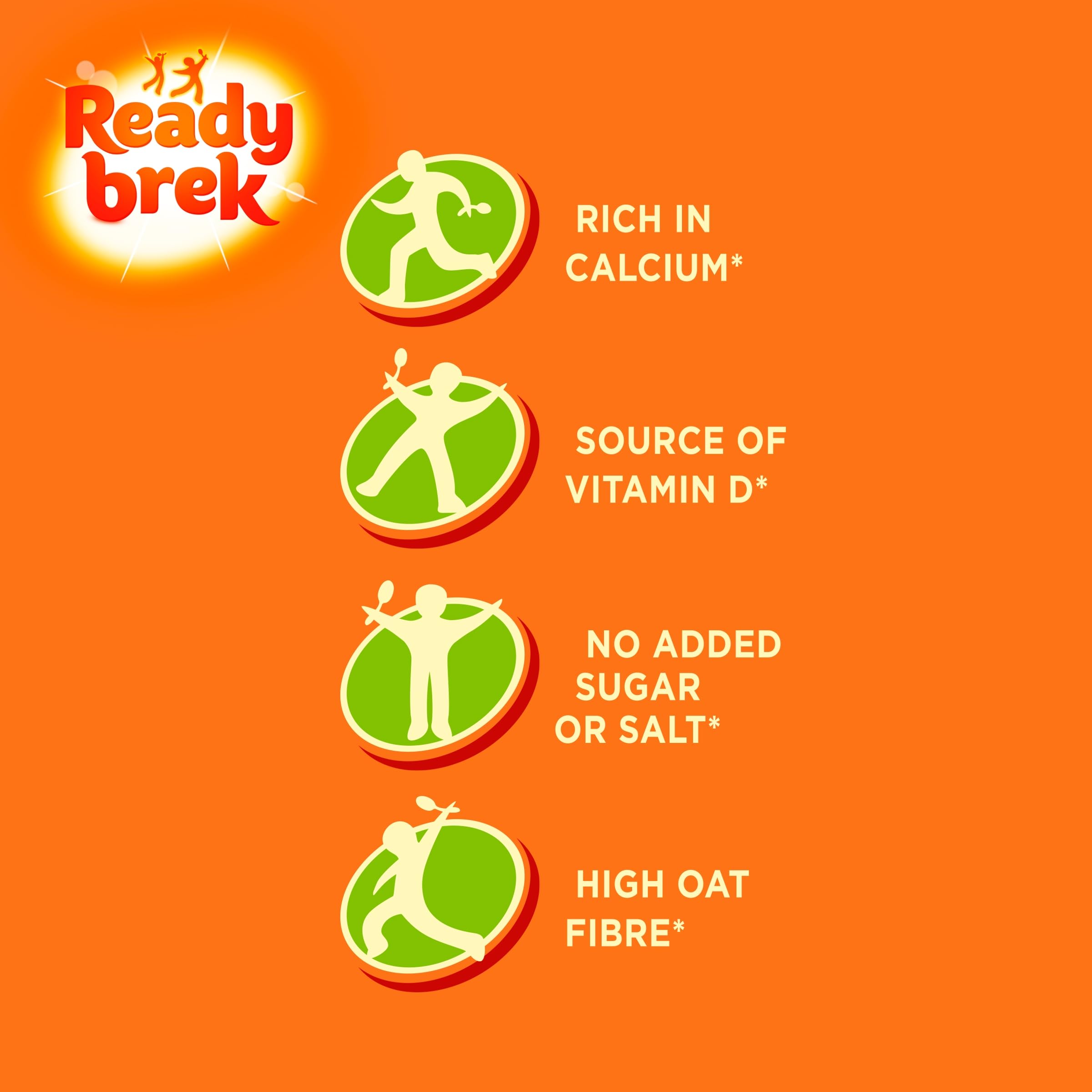 Weetabix Ready Brek Smooth Porridge Oats Original - Rich in Calcium | High in Fibre | 450g