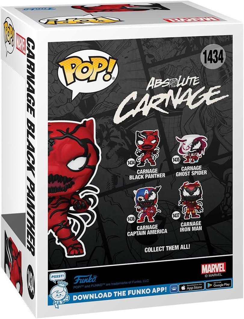 Funko Pop! Marvel: Carnageized - Black Panther Vinyl Figure 3
