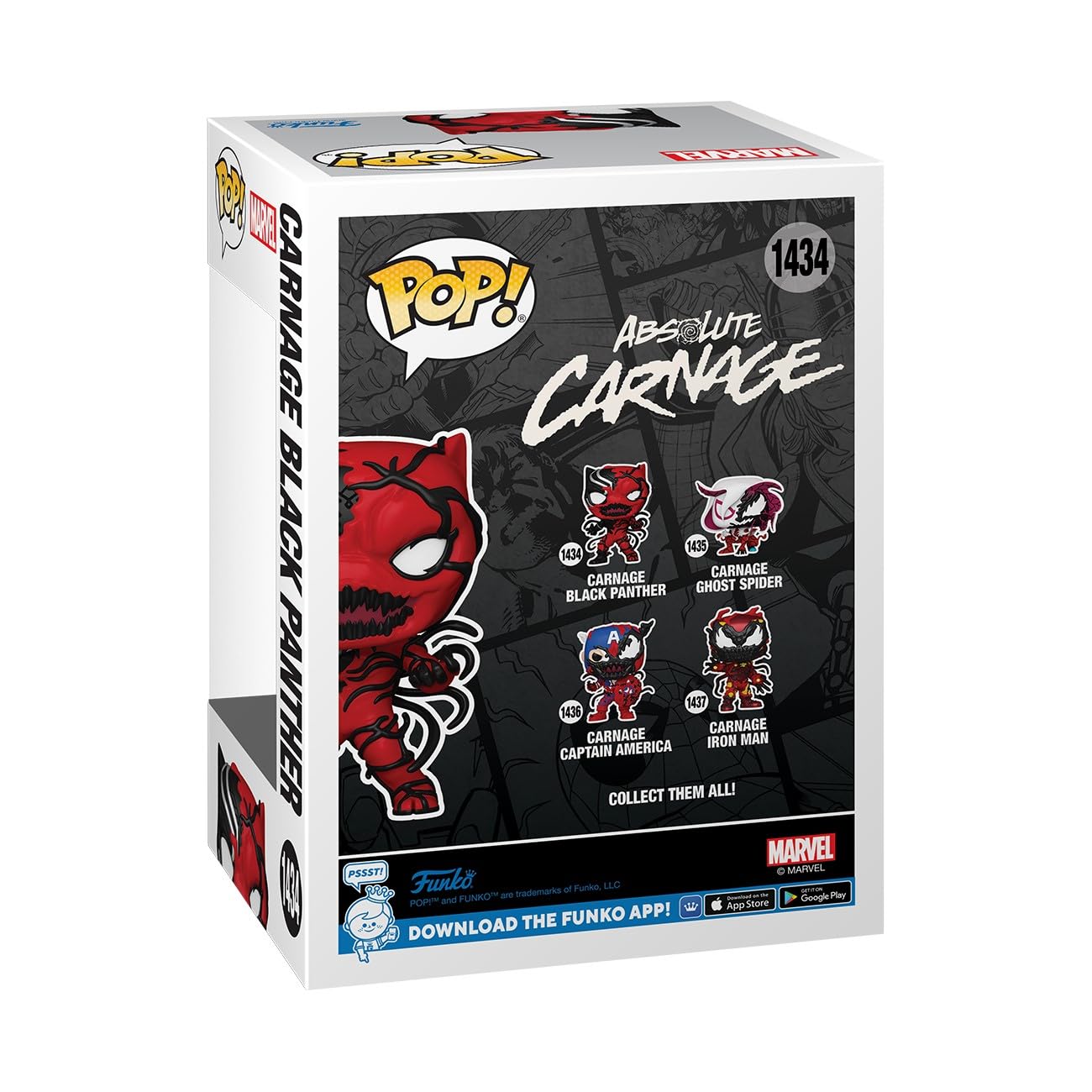 Funko Pop! Marvel: Carnageized - Black Panther Vinyl Figure 6