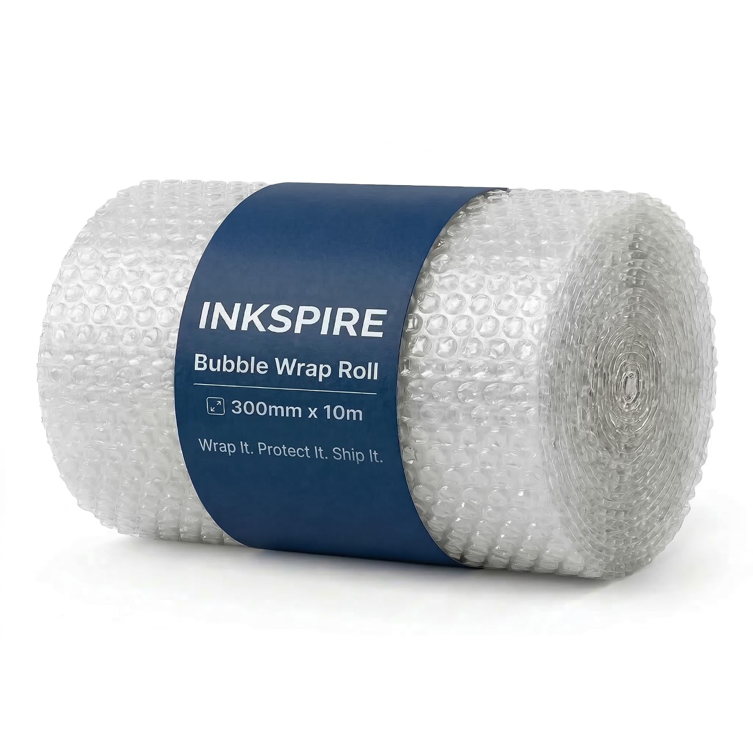 Inkspire Bubble Wrap Roll - 300mm x 10m | Heavy Duty Strength | Eco-Friendly & Reusable