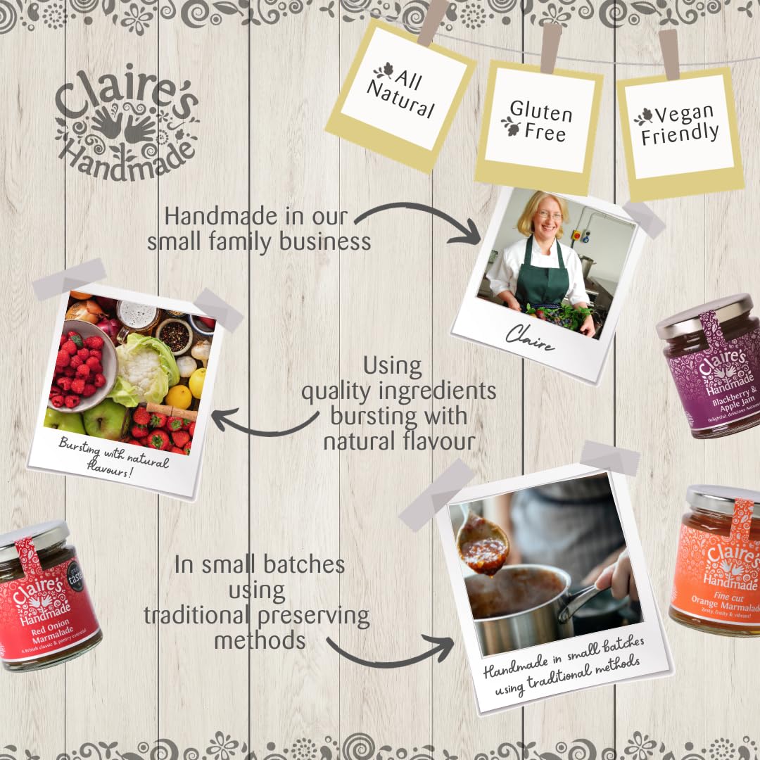 Claire's Handmade Gooseberry Extra Jam - Tart & Full-Flavoured | 227g 5
