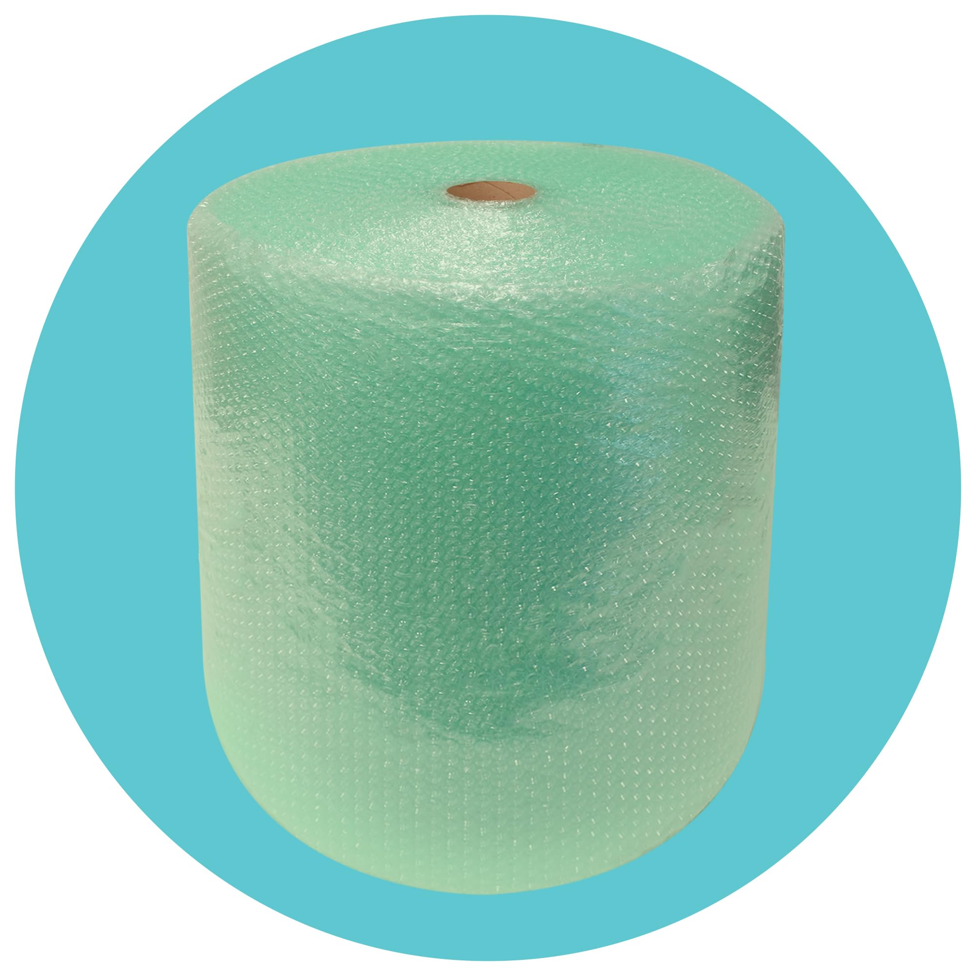 Triplast Biodegradable Bubble Wrap Roll - 400mm x 50m | Small 10mm Bubbles | Green