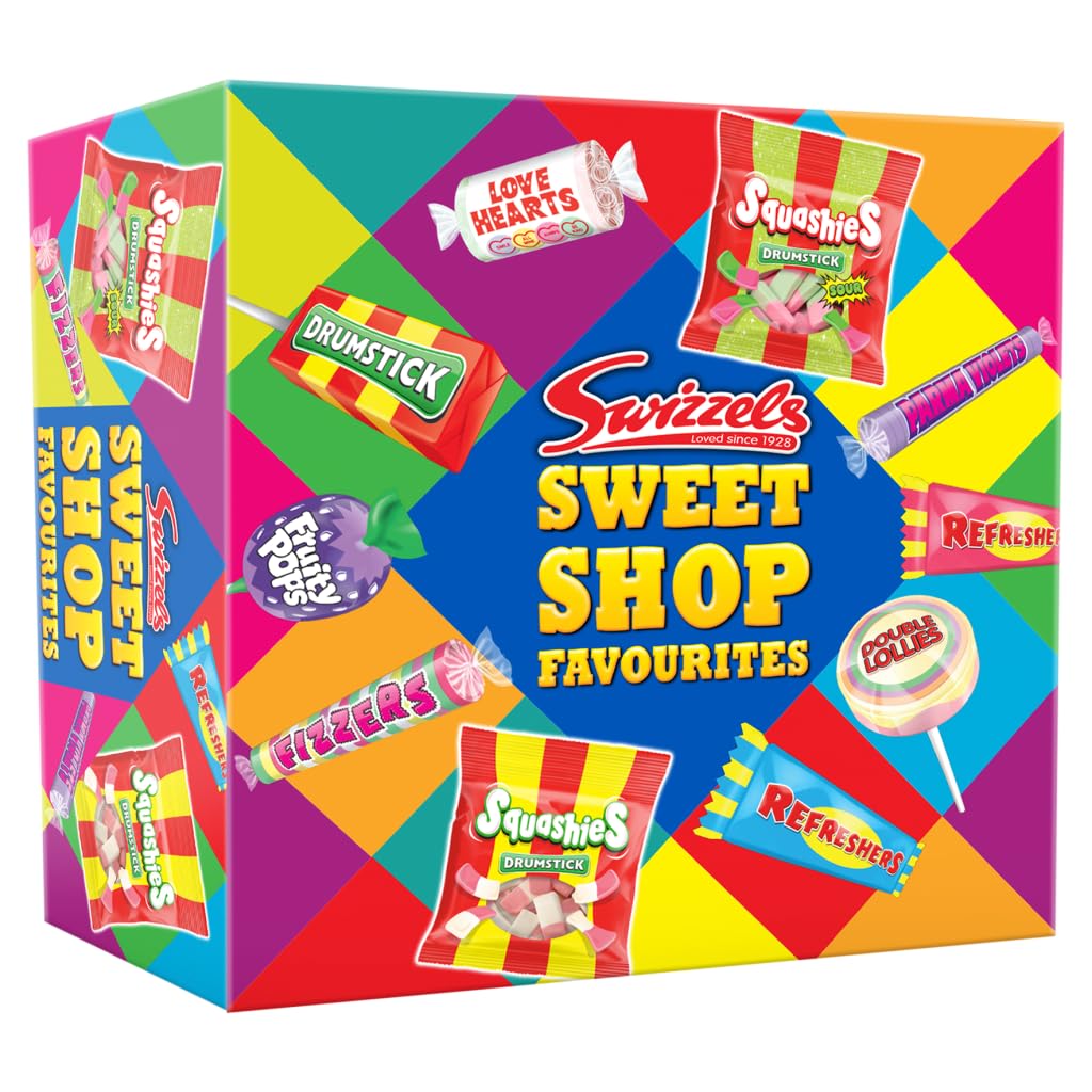 Swizzels Sweet Shop Favourites - Assorted Retro Sweets Gift | 500g Box | Individually Wrapped 1