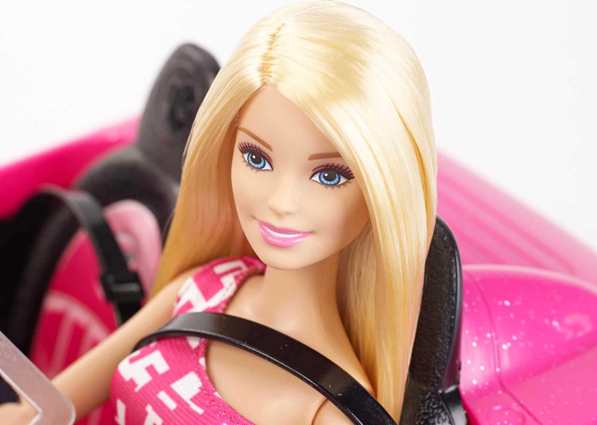 Barbie Convertible and Doll Pack - Pink, 2-Seater, Includes Barbie Doll