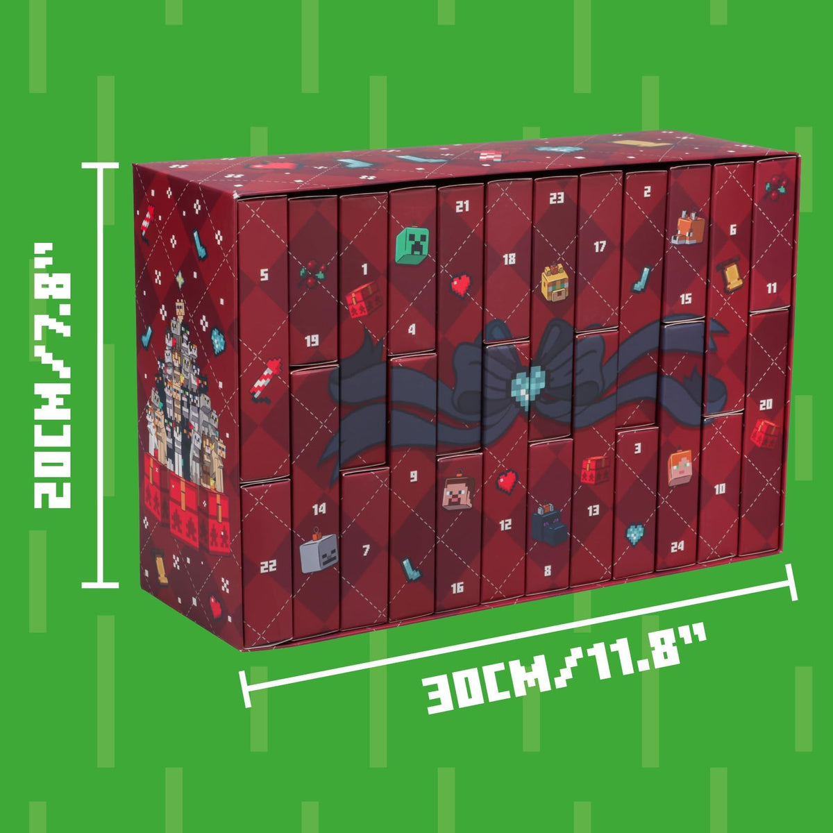 Paladone Minecraft 24 Day Advent Calendar - 52 Surprises | Multicolor