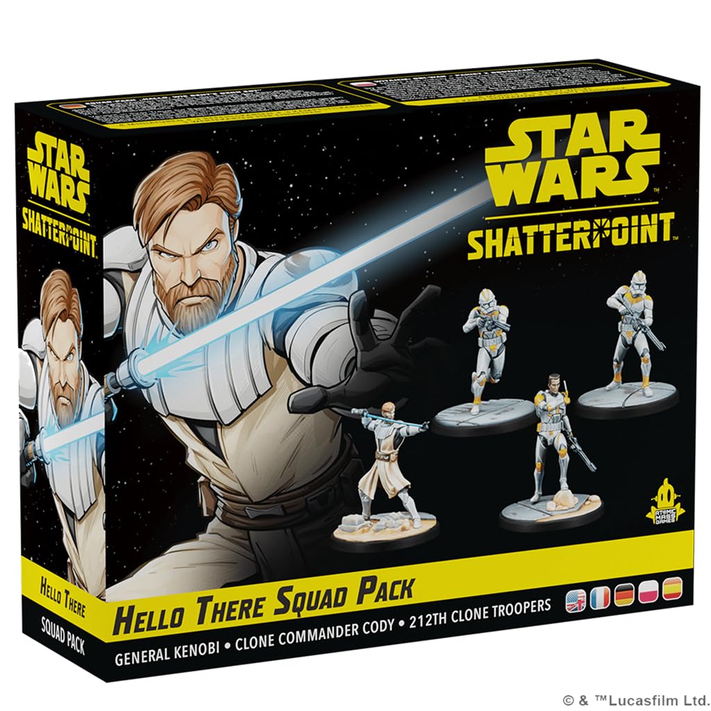 Atomic Mass Games Star Wars Shatterpoint General Obi-Wan Kenobi Squad Pack Miniaturenspiel-Erweiterung FFGSWP06