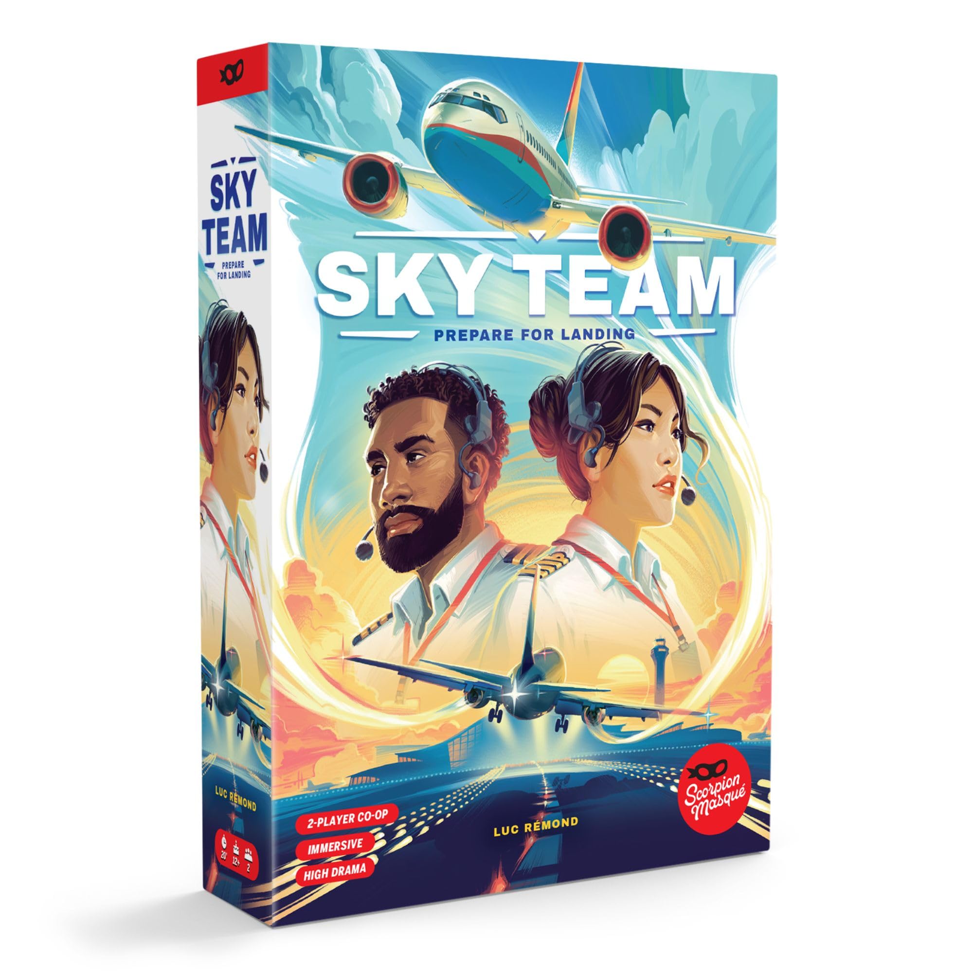 Scorpion Masqué Sky Team Board Game for 2 Players, Ages 14+ 1