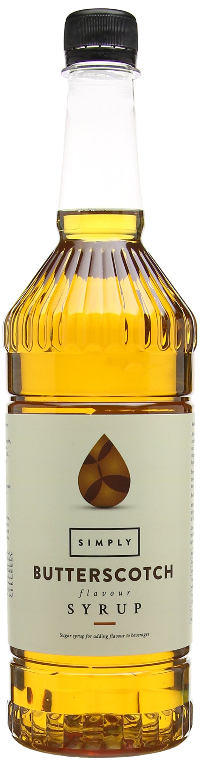 Simply Butterscotch Syrup - Vegan, Nut Free Flavoured Syrup for Coffee & Baking | 1 L