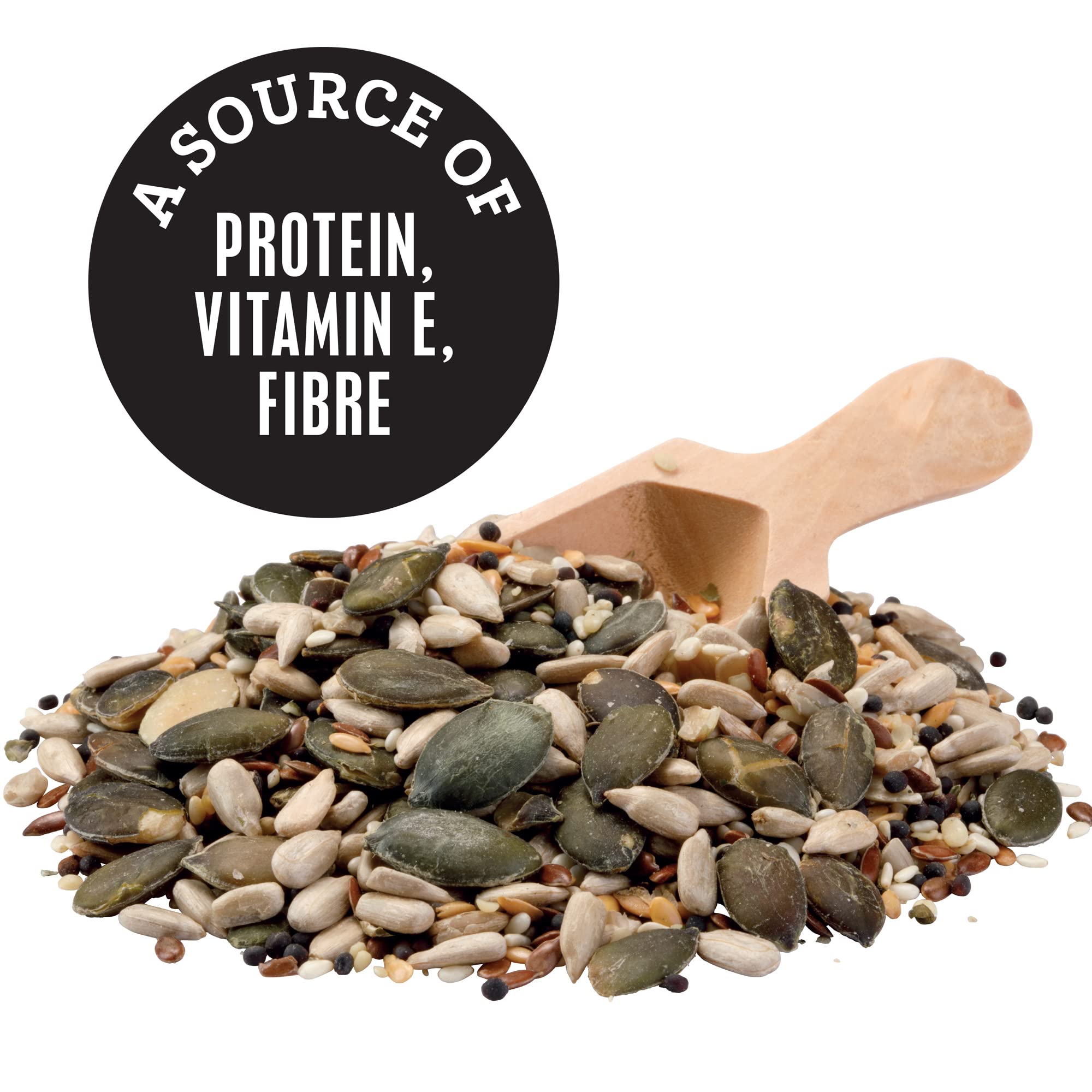 Munchy Seeds Lightly Toasted 7 Seed Mix - 500g | Source of Protein & Fibre | Vegan Snack 3