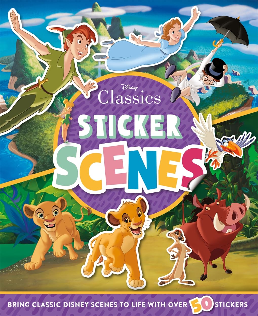 Autumn Disney Classics: Sticker Scenes - 7 Scenes, Over 50 Stickers | Ages 4-6