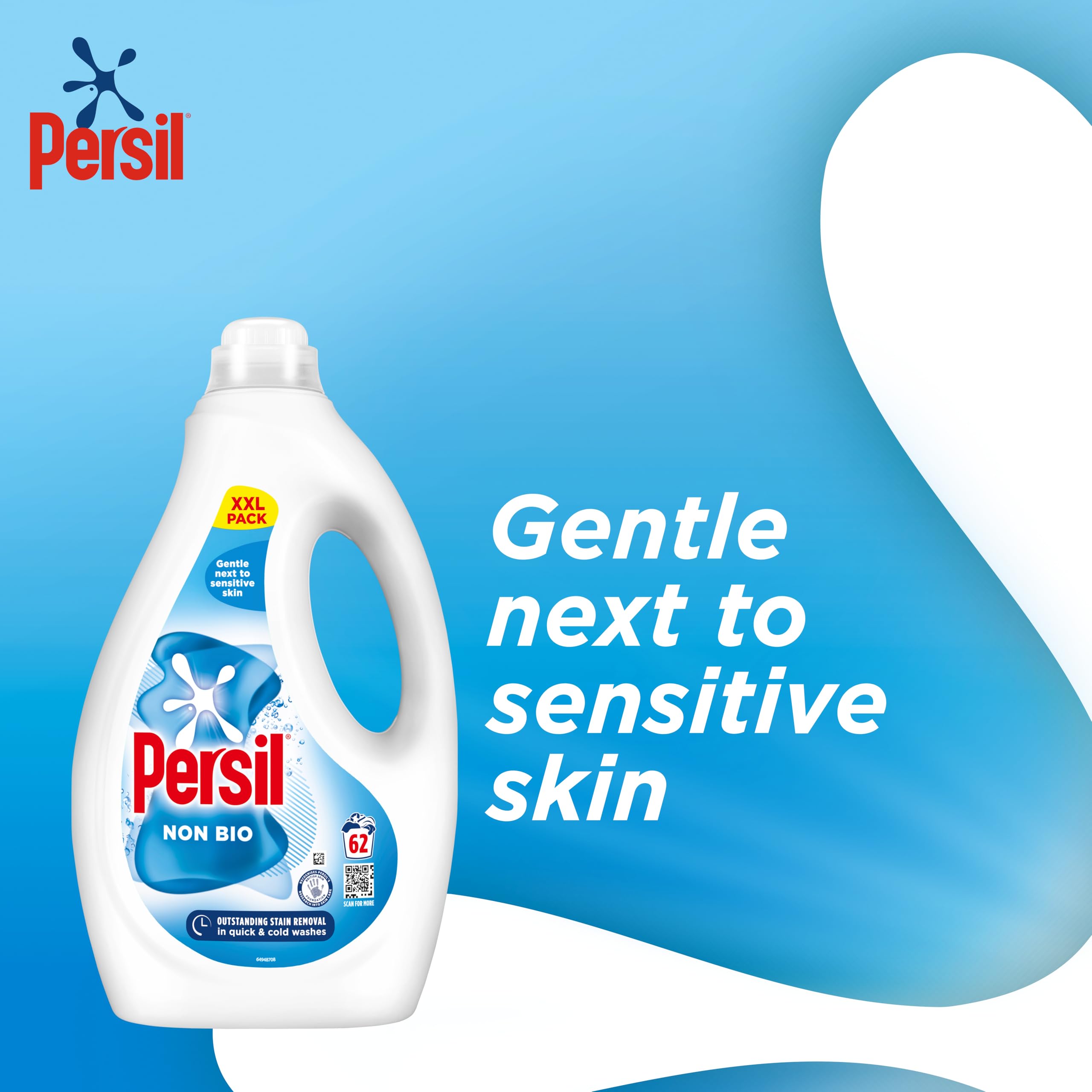 Persil - Non Bio Laundry Washing Liquid Detergent for Sensitive Skin 4