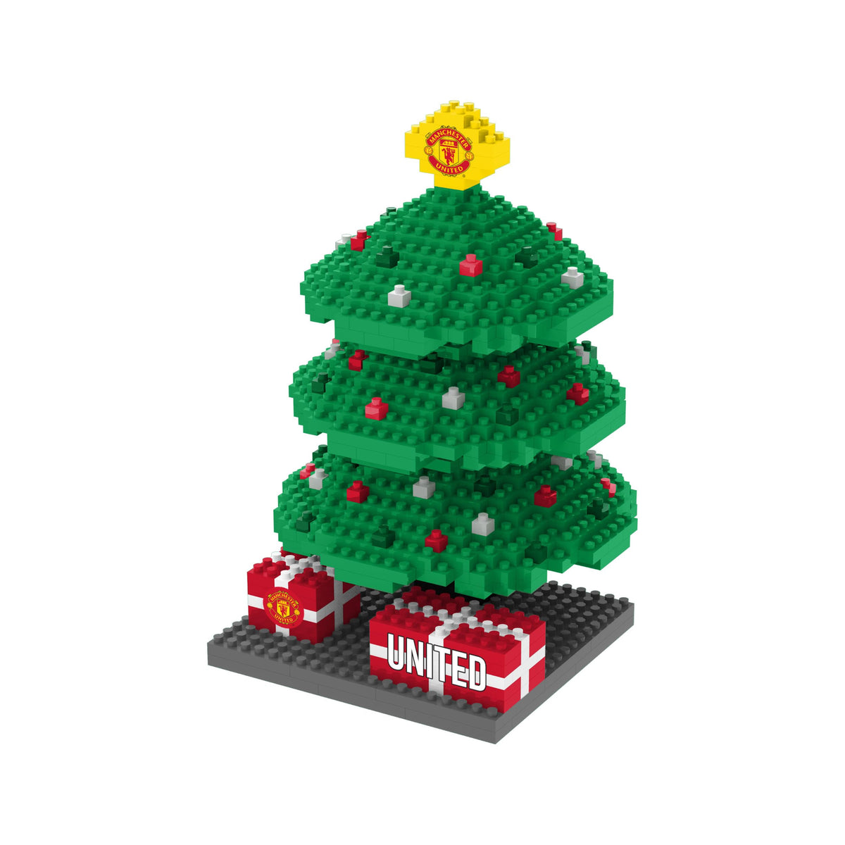 FOCO Manchester United FC BRXLZ 3D Bricks Advent Calendar - 628 Pieces - 14.5 cm