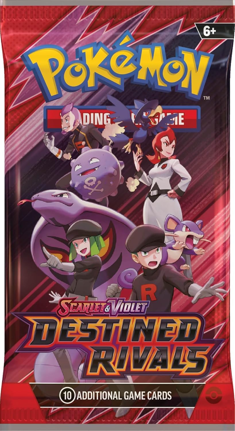 Pokémon SV10 Destined Rivals Booster Display - Includes Four Booster Packs 2