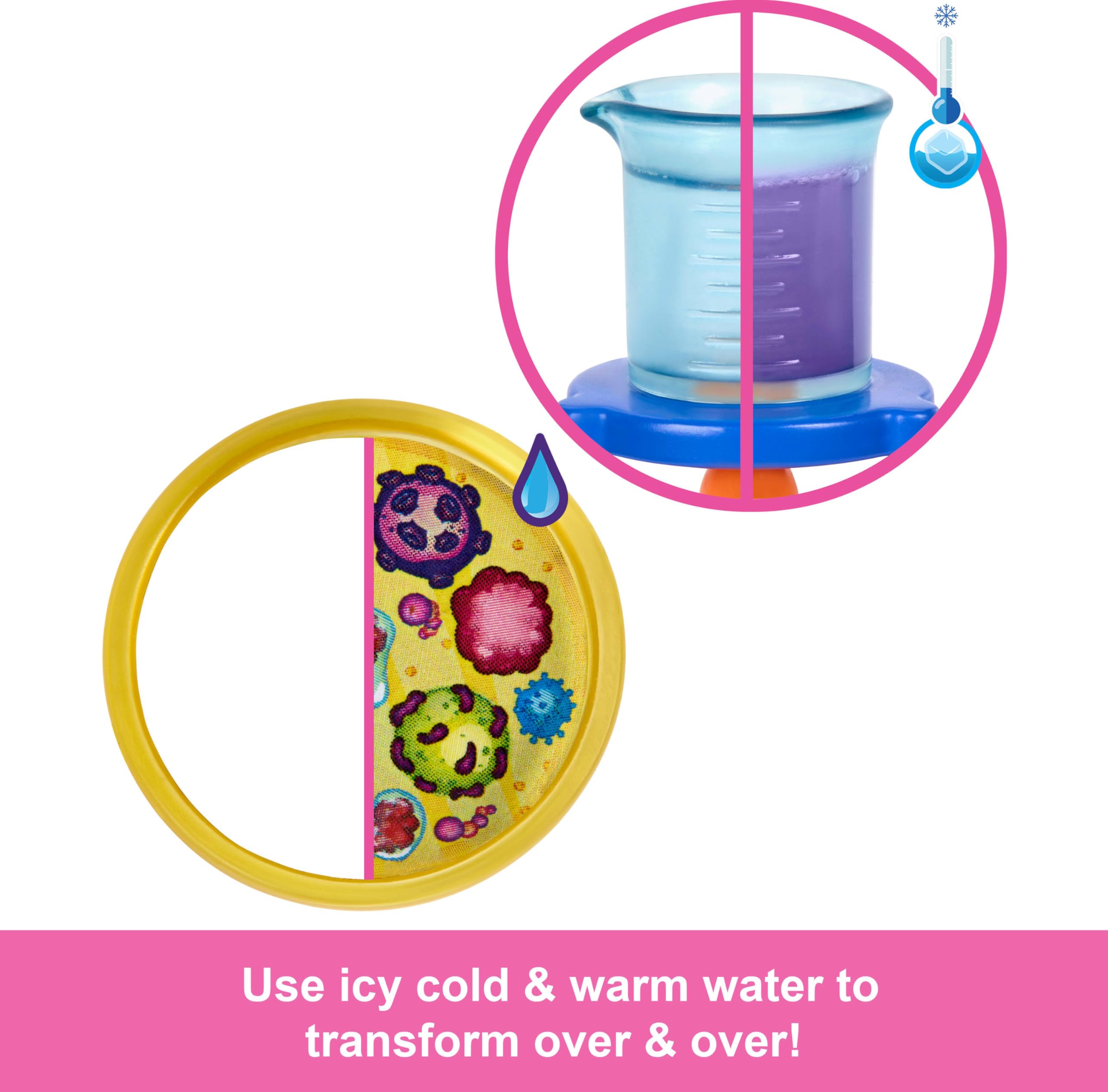 Barbie Scientist Doll and Accessories with Blonde Fashion Doll, Lab Table | Color-Change Beaker | Ages 3+ 6