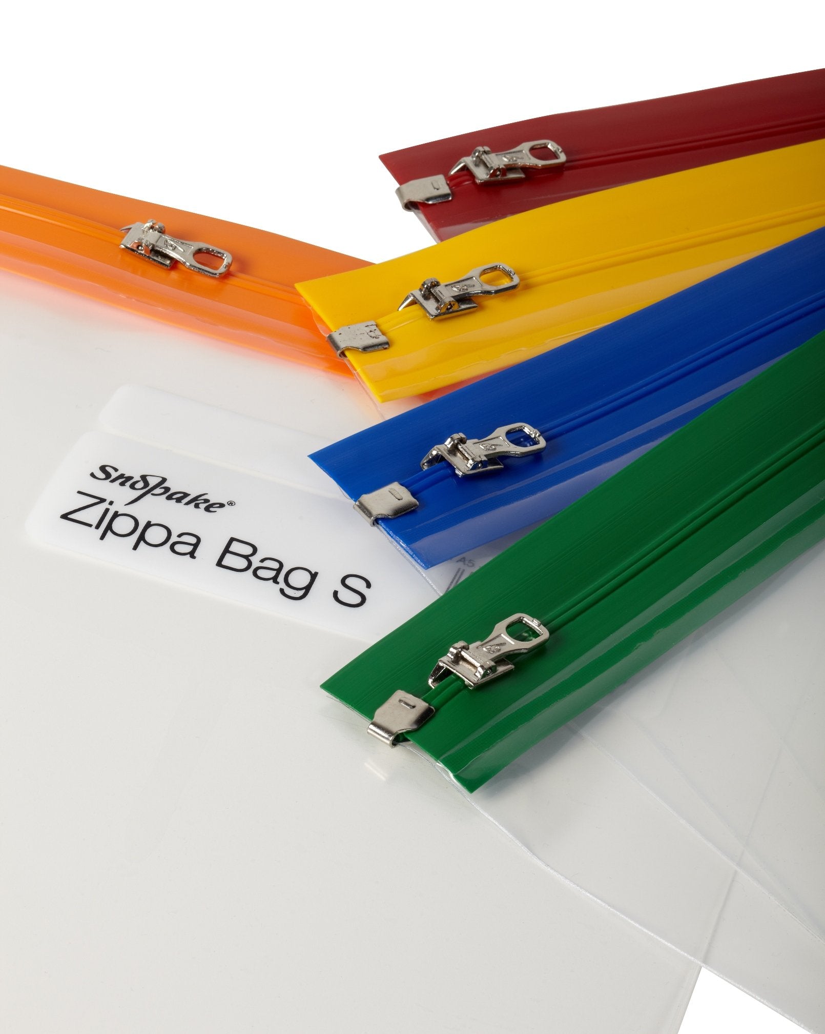 Snopake A4 Plus Zippa-Bag ‘S’ Classic with Write-On Label | Pack of 5 | Water Resistant