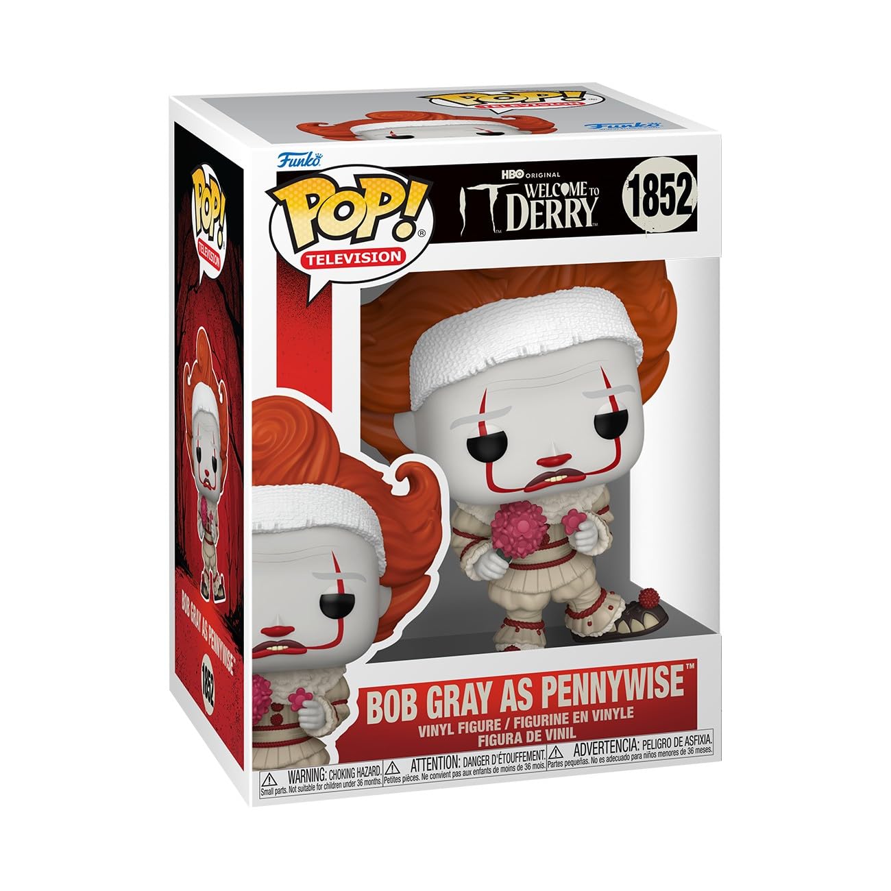 Funko Bob Gray as Pennywise - Welcome to Derry Chibi Vinyl Figure | 3.75 in