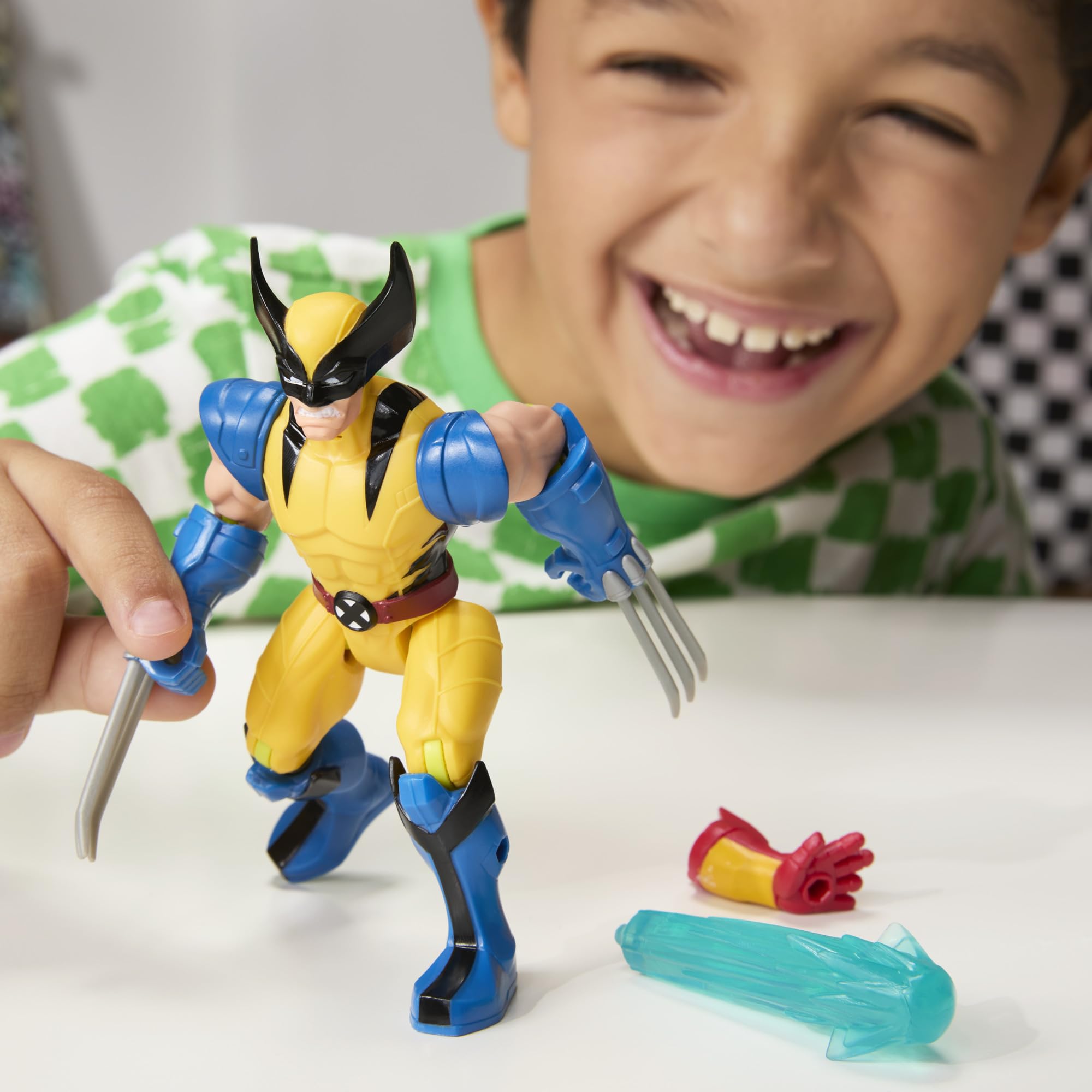AVENGERS MixMashers Marvel Wolverine Custom Action Figure - 12 cm Scale | Interchangeable Parts 6