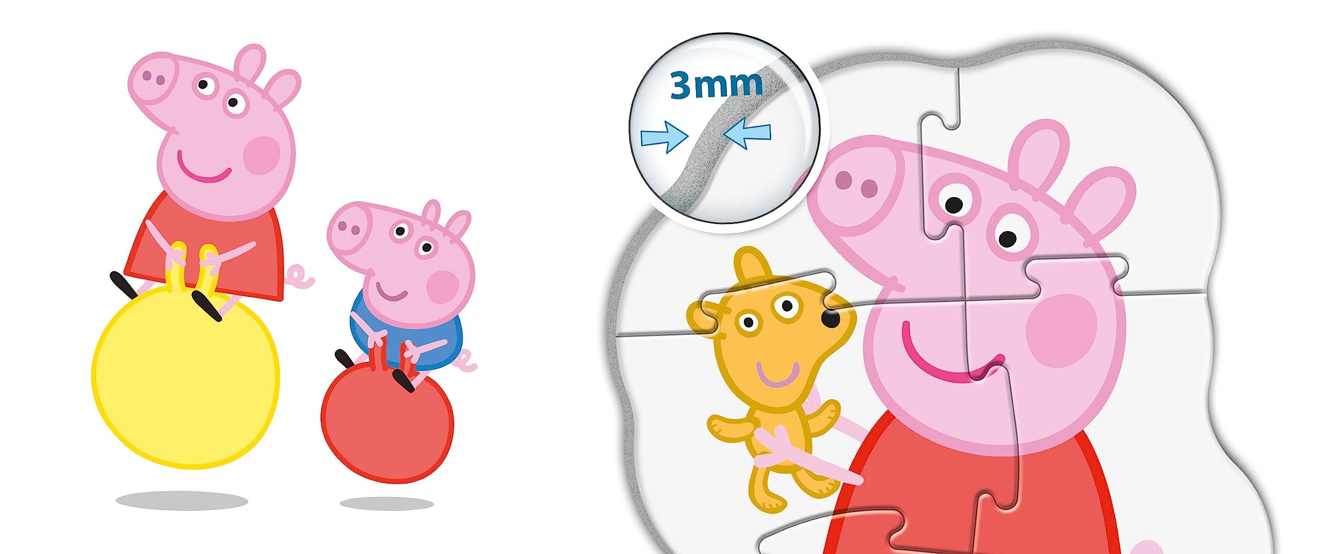 Clementoni Peppa Pig My First Puzzles - 30-Piece Educational Puzzle Set for Toddlers 2+ 5