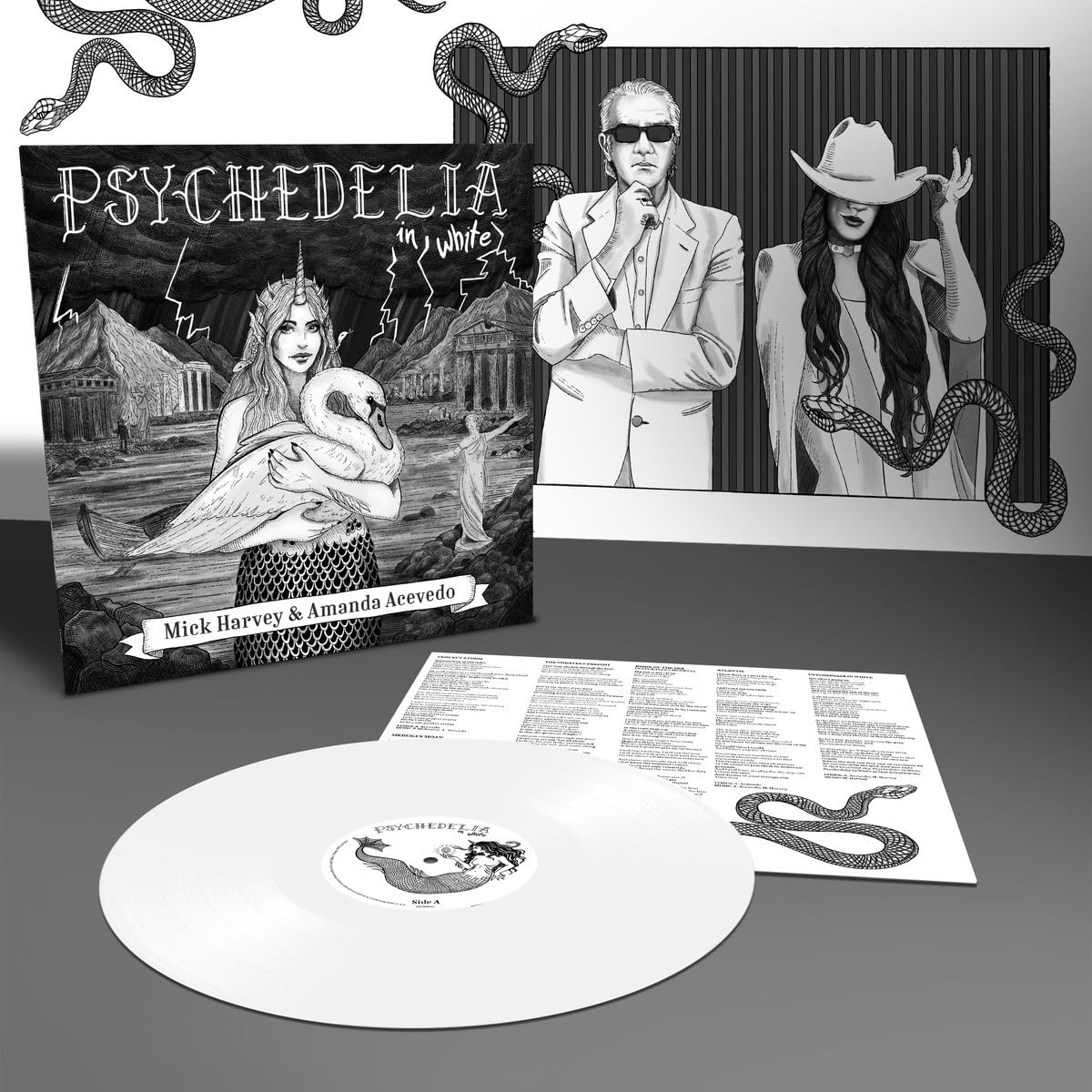 Mick Harvey & Amanda Acevedo - Psychedelia in White [Vinyl]