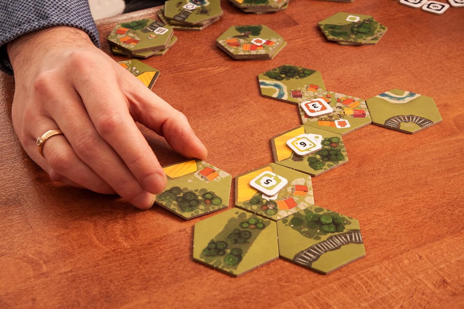 Pegasus Spiele Dorfromantik - Das Duell English Edition Board Game 3