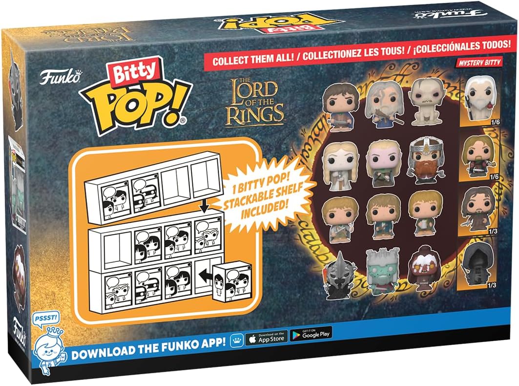Funko Bitty Pop! Lord of the Rings - Witch King 4-Pack with Mystery Mini 10