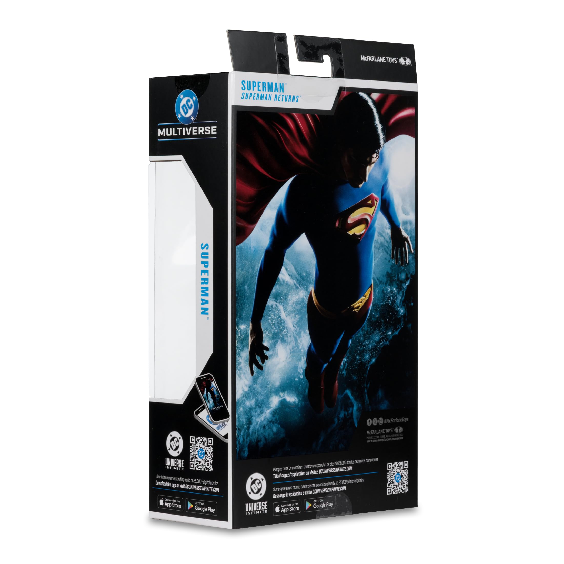 McFarlane DC Multiverse Superman (Superman Returns) 7in Action Figure | Ultra Articulation 6