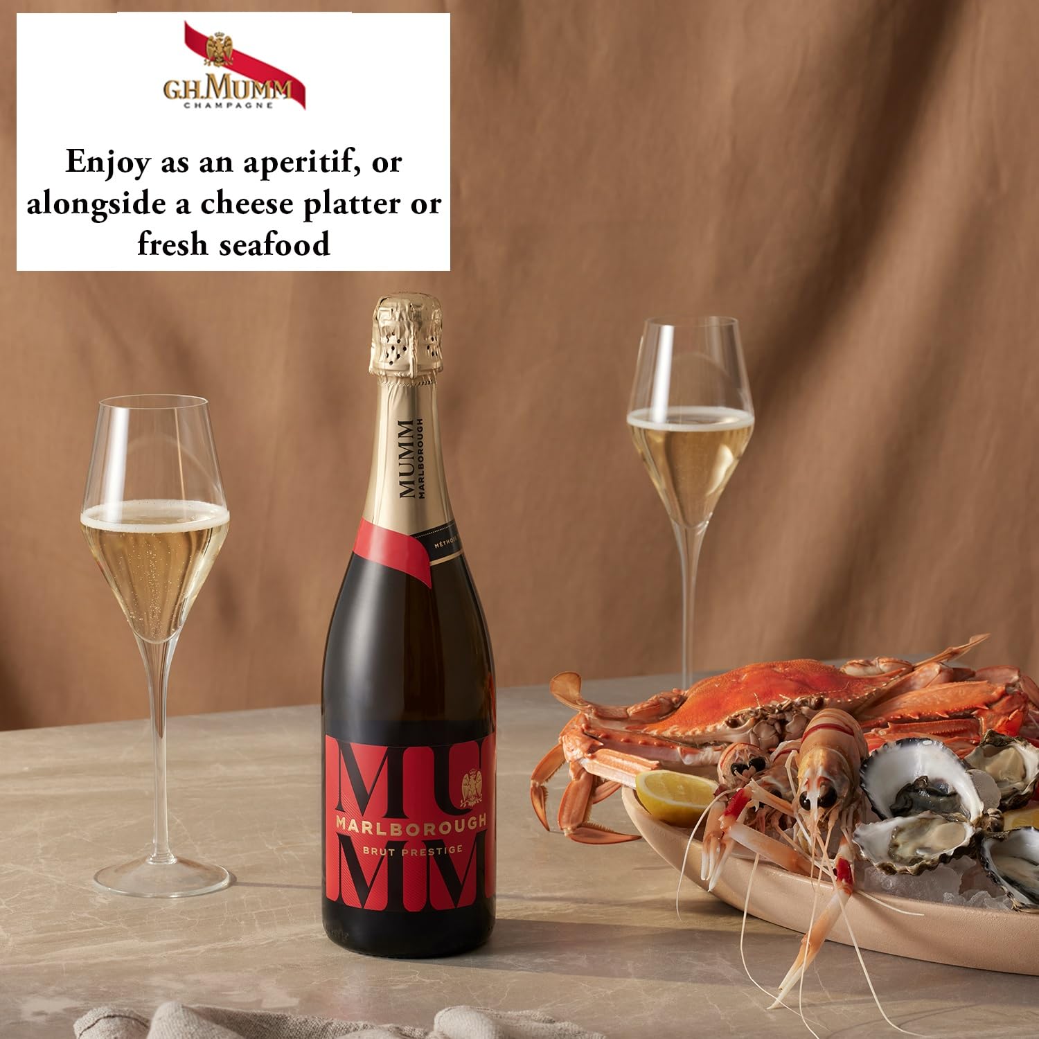 g.h. mumm Mumm Marlborough Brut Prestige Sparkling Wine | Pinot Noir, Chardonnay, Pinot Meunier Blend | 75cl 5