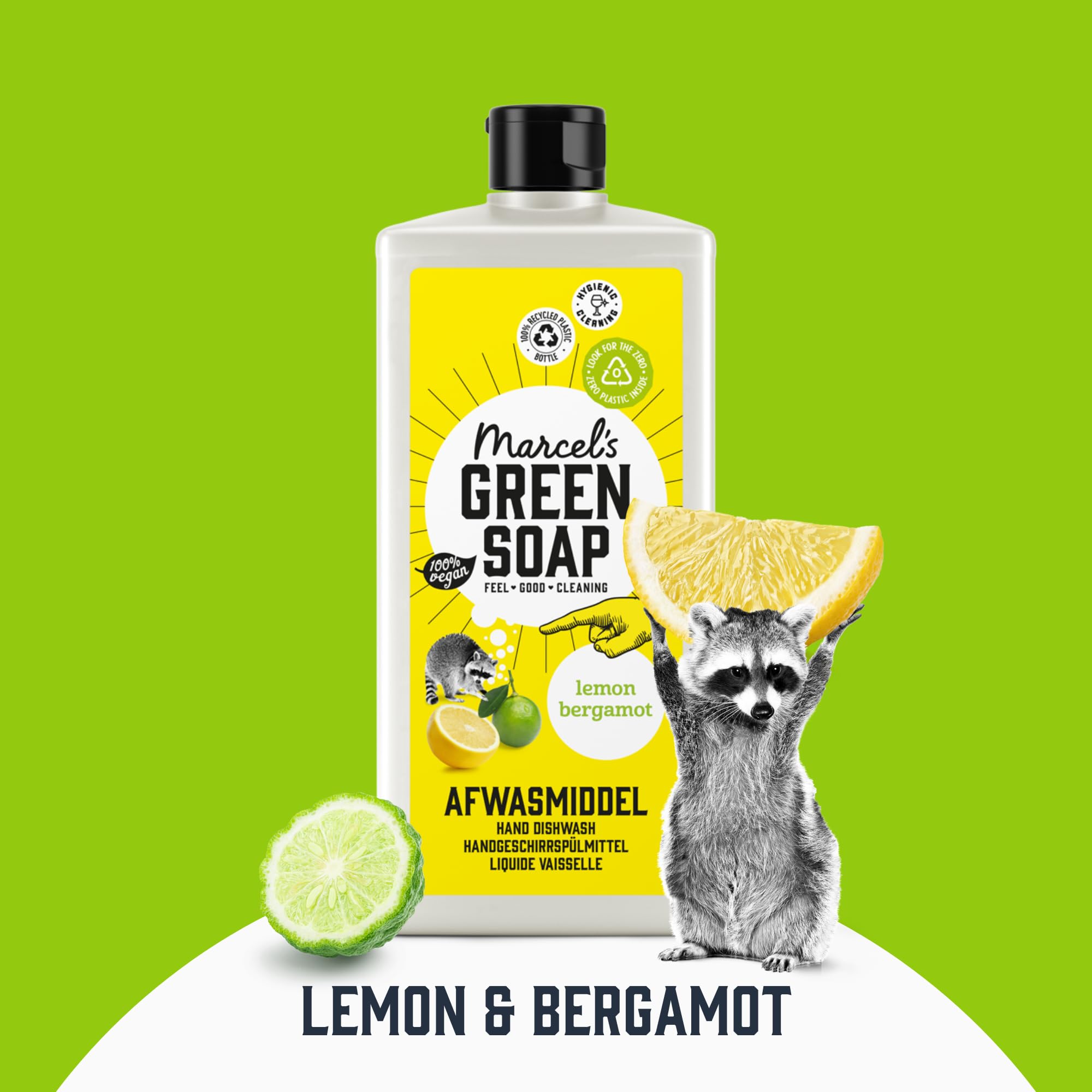 Marcel's Green Soap - Washing Up Liquid Lemon & Bergamot - Dishwashing Liquid 6