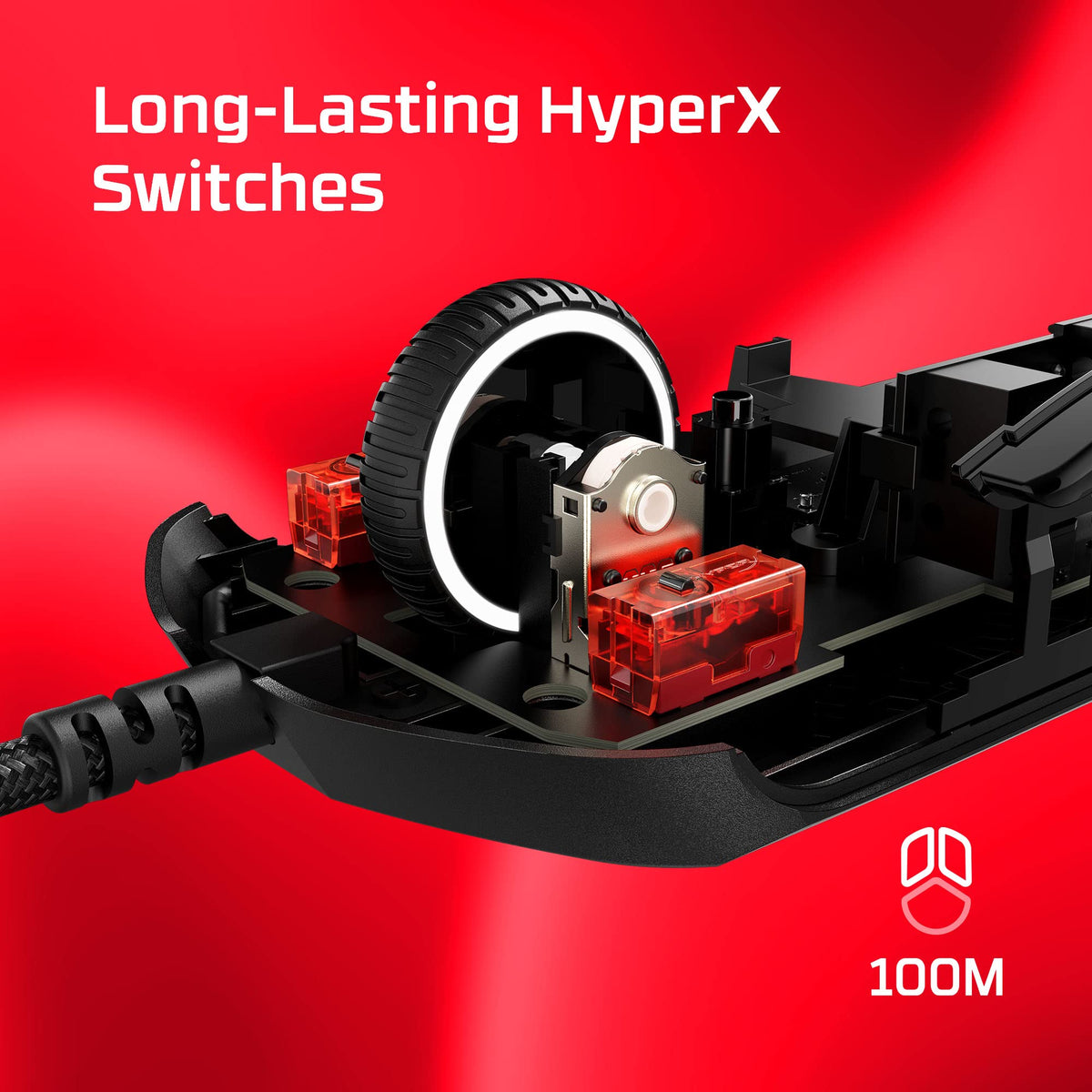 HyperX Pulsefire Haste 2 Gaming Mouse - 8,000 Hz, 26,000 DPI, Black