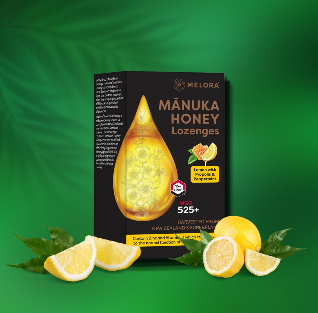 Melora - High Strength Manuka Honey Lozenges 525+ MGO UMF 15 with Propolis
