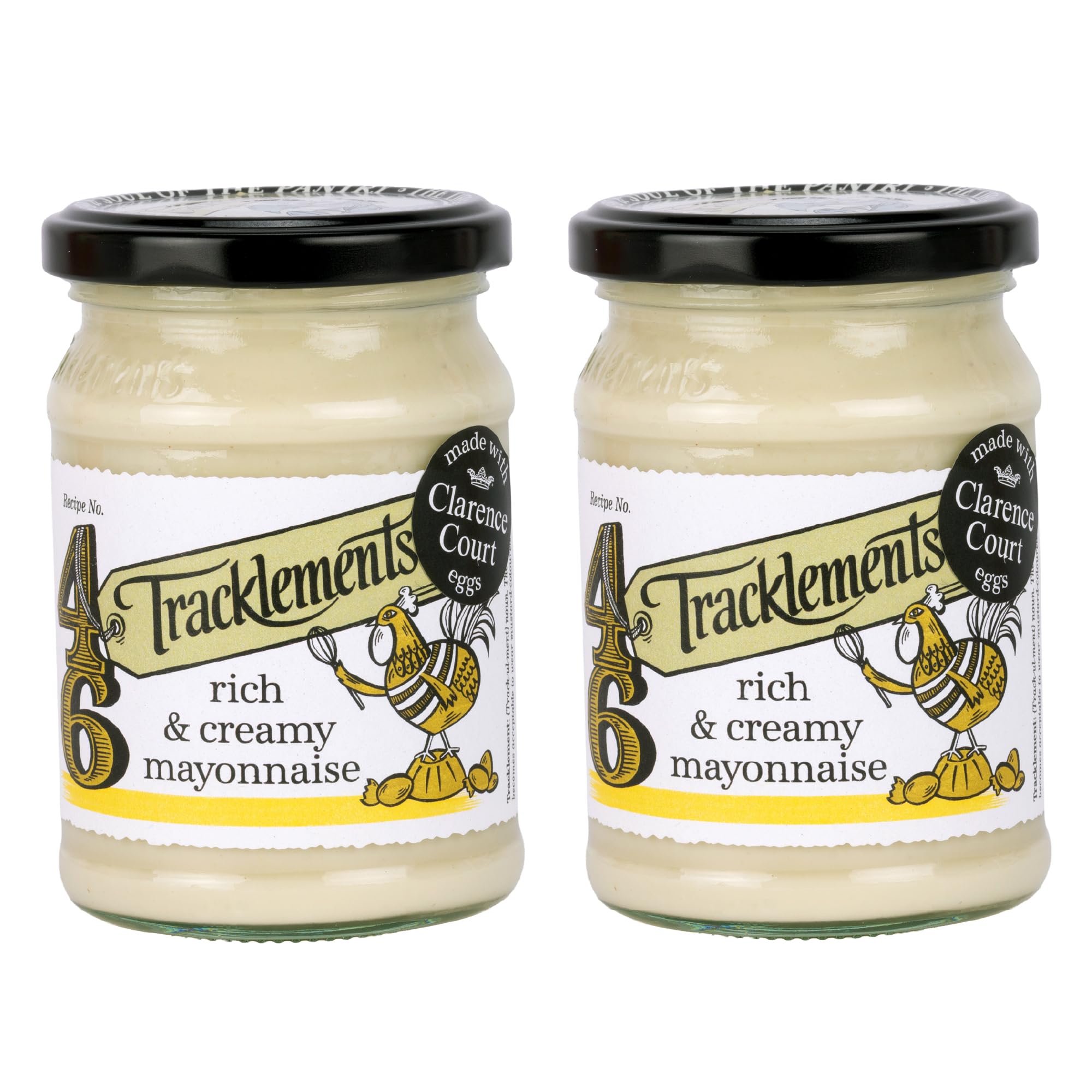 Tracklements Rich & Creamy Mayonnaise - Free Range Eggs | 2 x 200g Jars 1