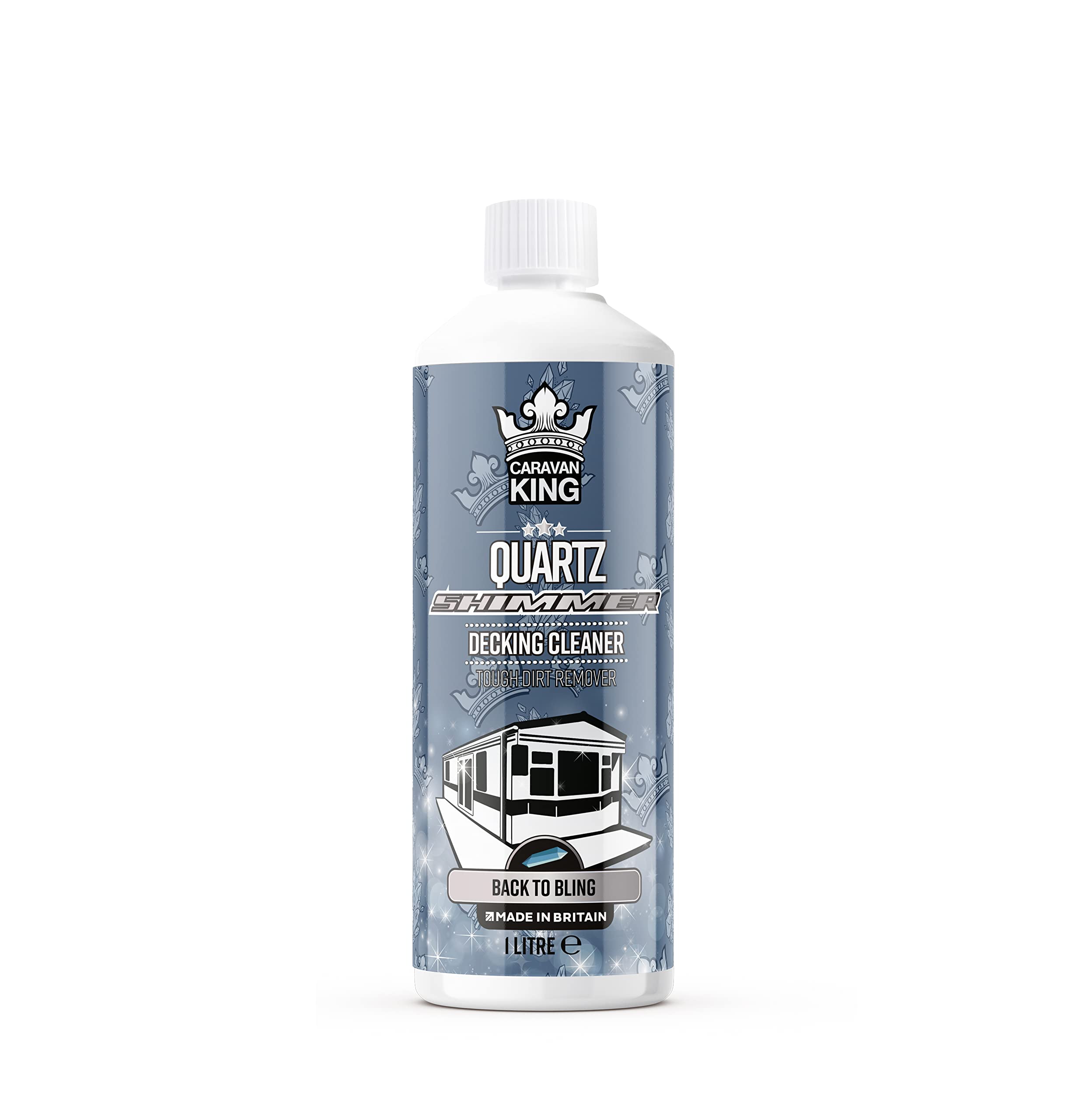 Caravan King Heavy-Duty Deck Cleaner - Algae & Mould Remover for Wood & Composite | 1L Liquid 1