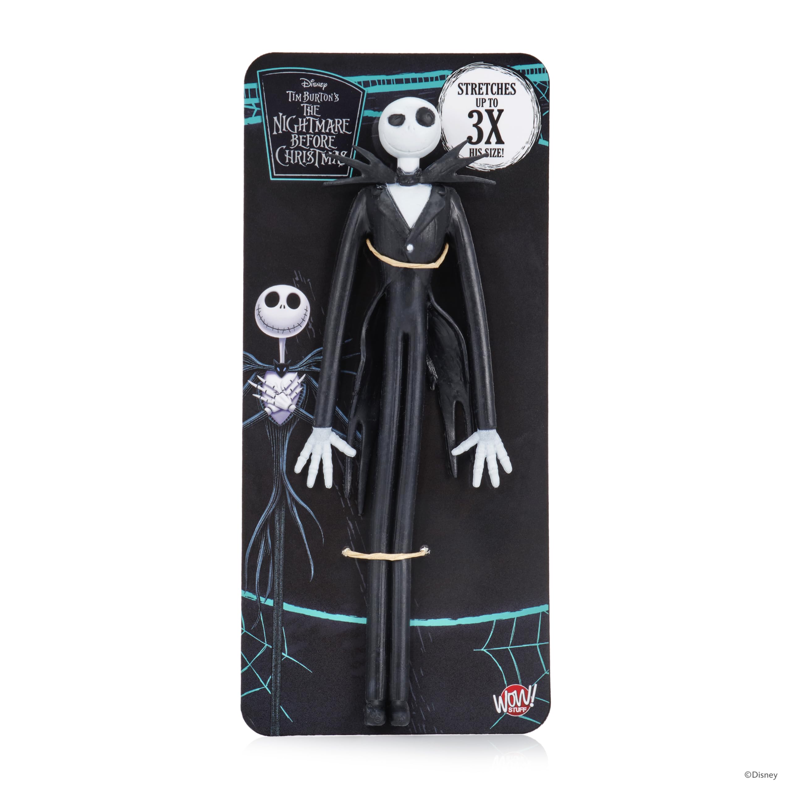 WOW! Stuff Disney The Nightmare Before Christmas Stretchy Jack Skellington - Super Stretchy Fun for Kids & Collectors