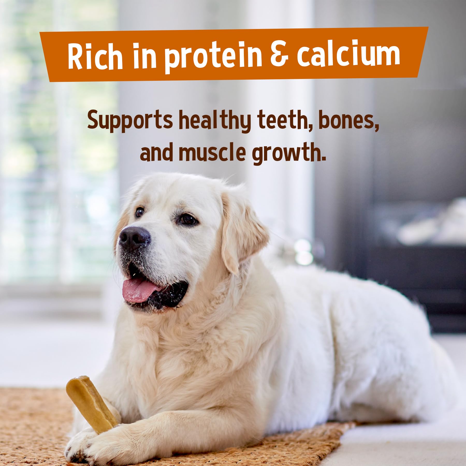 Yakers Peanut Butter Dog Chew for Adult Dogs - 70g Stick | Promotes Dental Hygiene 8