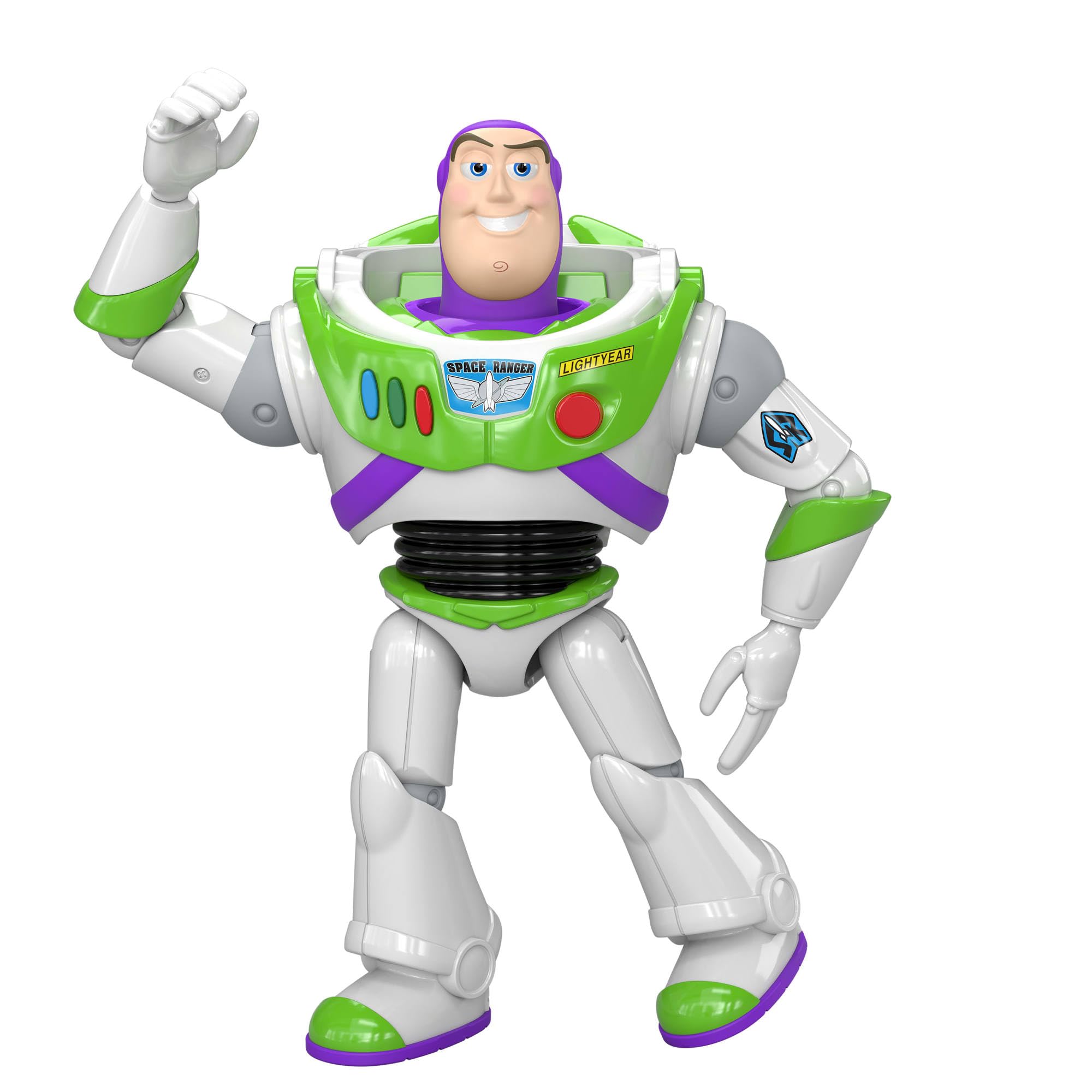 Mattel Disney and Pixar Toy Story Buzz Lightyear Action Figure - 7 Inch Tall, 10 Posable Joints 5