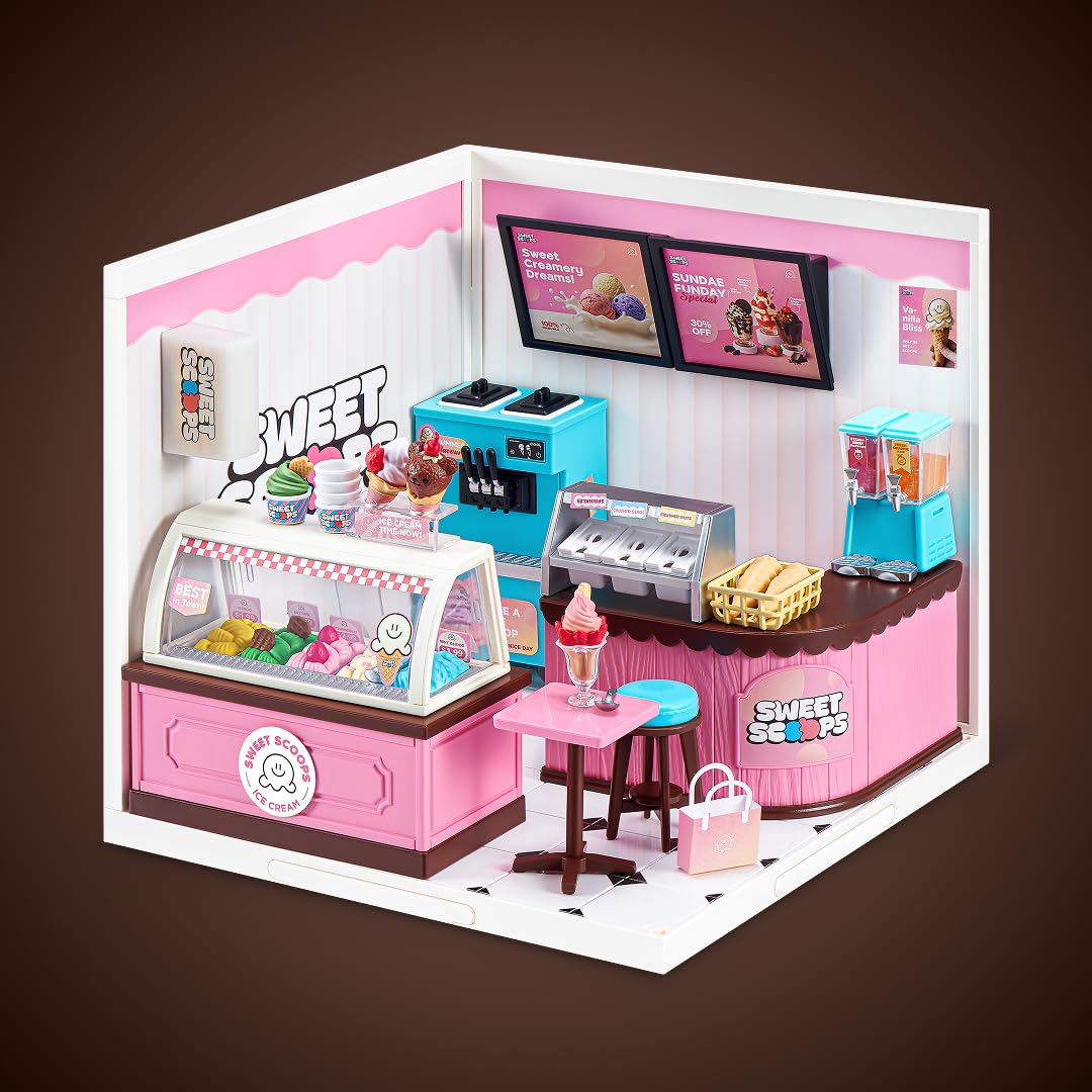 Mini Brands Sweet Scoop Mini Spaces - Build Your Own Diorama | Plastic Construction 2