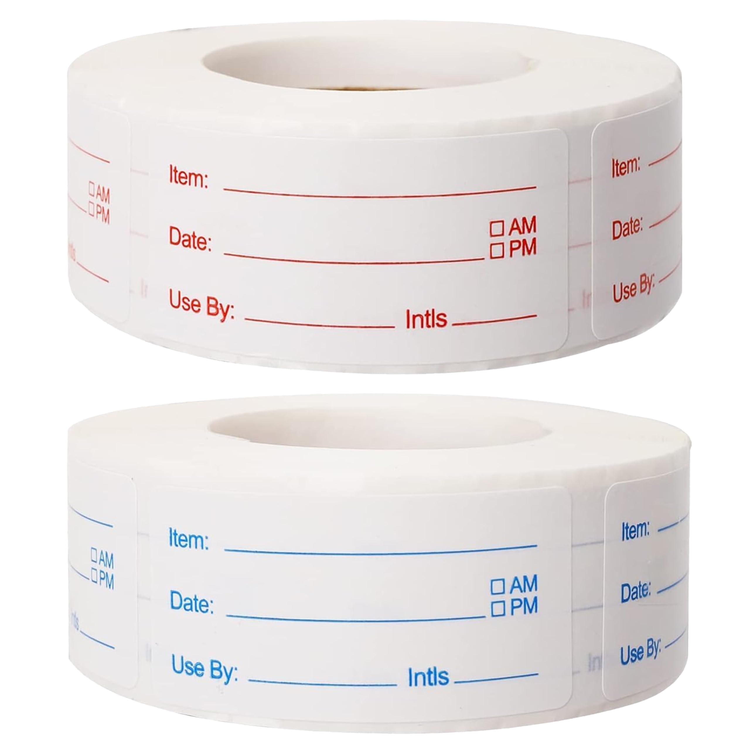 Double Dragon Premium Freezer Labels - 1000 Count (2 Rolls) | 1x2 Inch | Removable & Waterproof