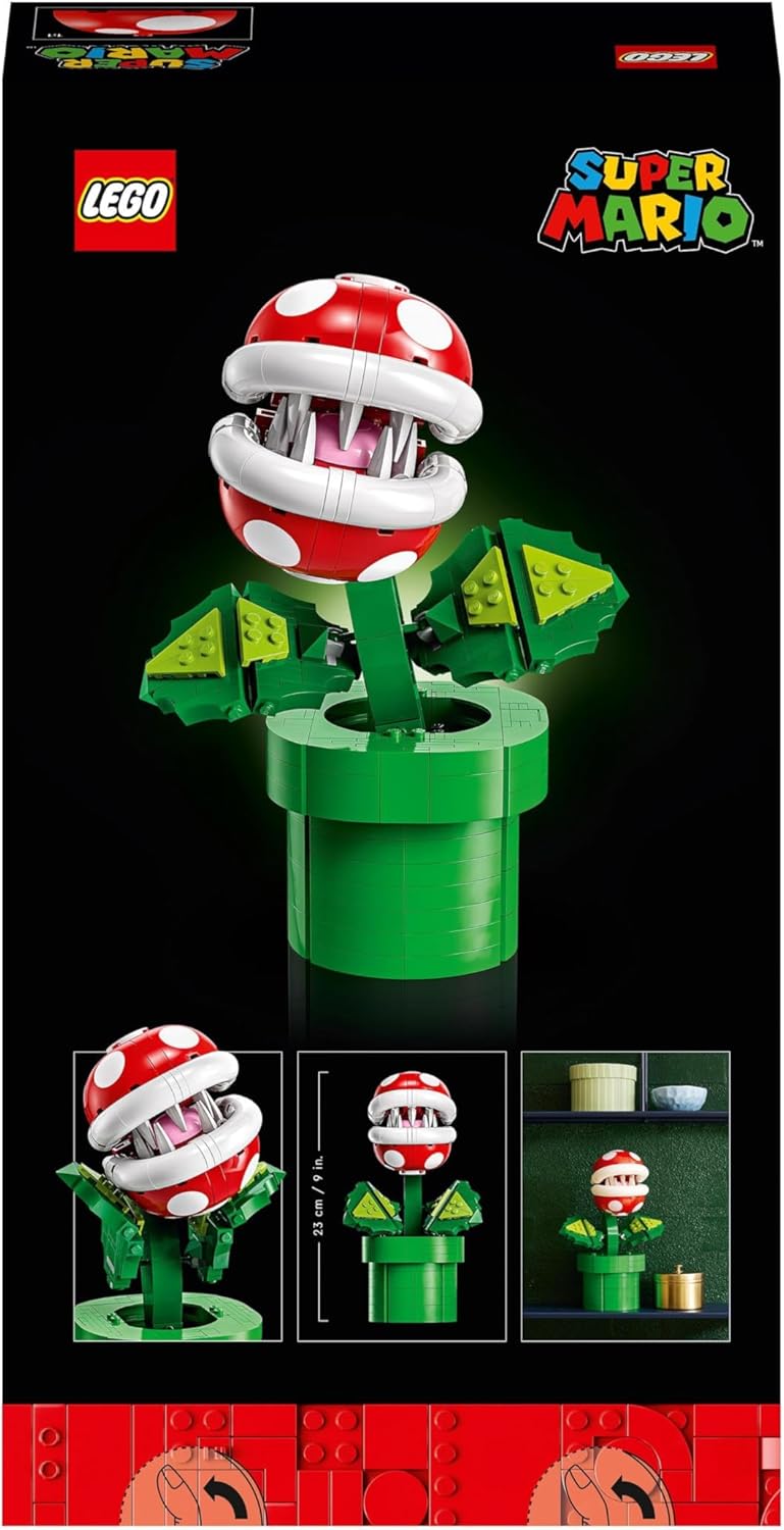 LEGO Super Mario Piranha Plant 71426 - Posable Building Set for Adults 2
