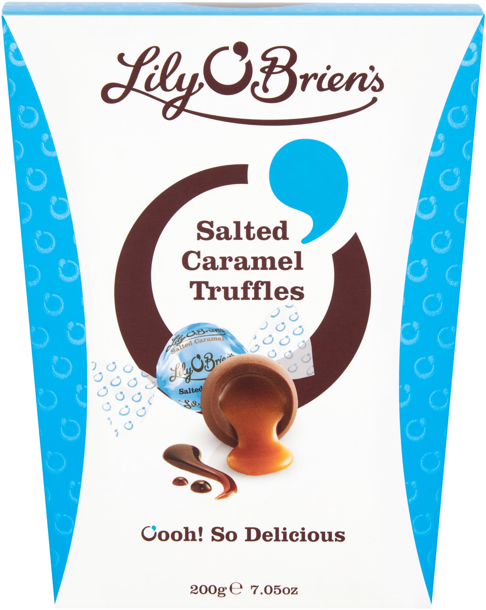 Lily O'Brien's Salted Caramel Chocolate Truffles 200g - 16 Individually Wrapped Milk Chocolate Treats 1