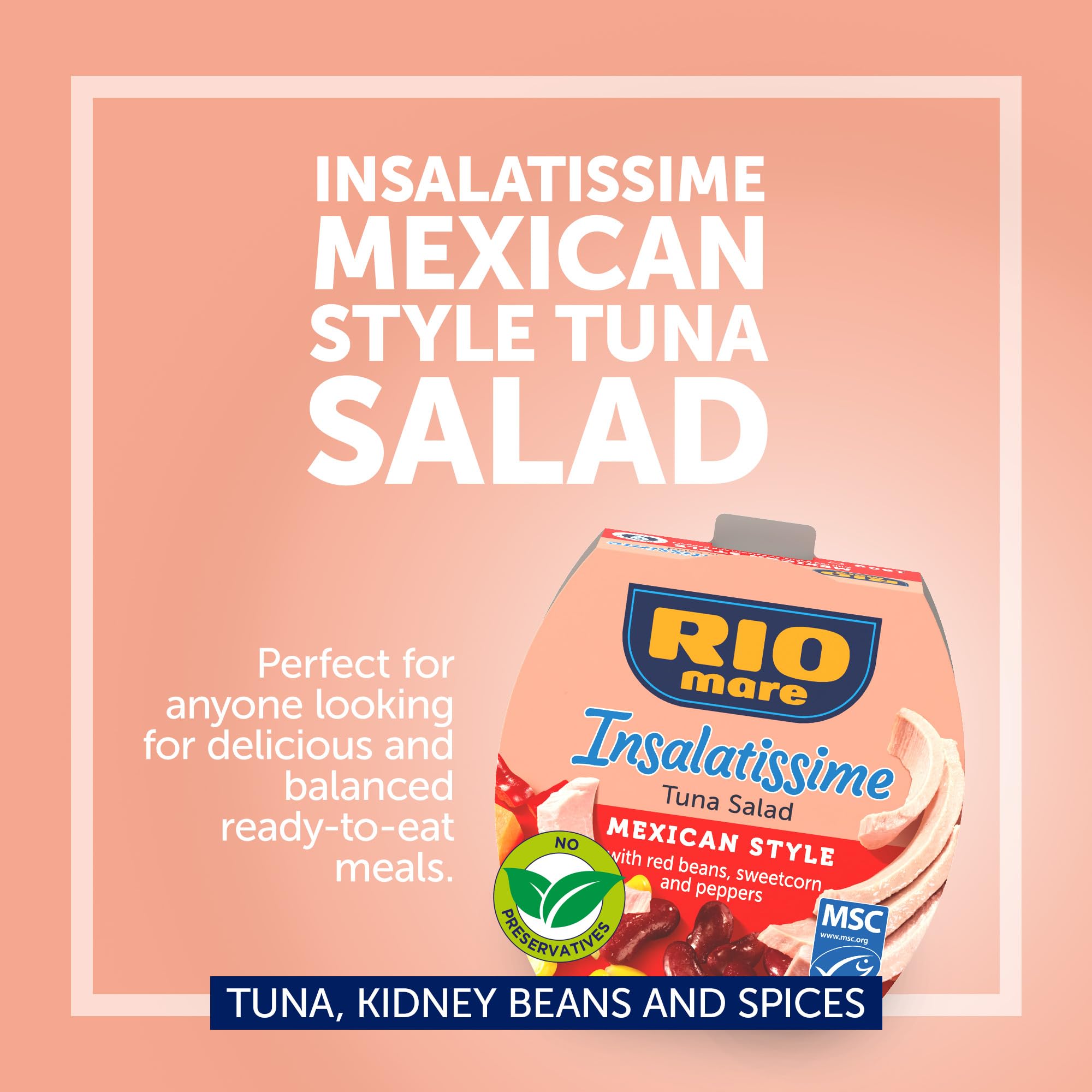 Rio Mare Insalatissime Tuna Salad Mexican Style - Ready to Eat Tuna with Vegetables | 160g 2