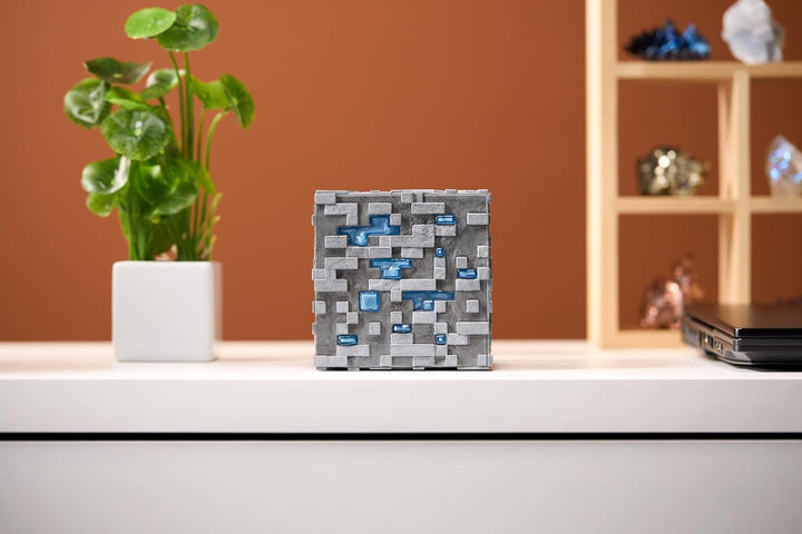 The Noble Collection - Minecraft Illuminating Diamond Ore Cube Home Decor